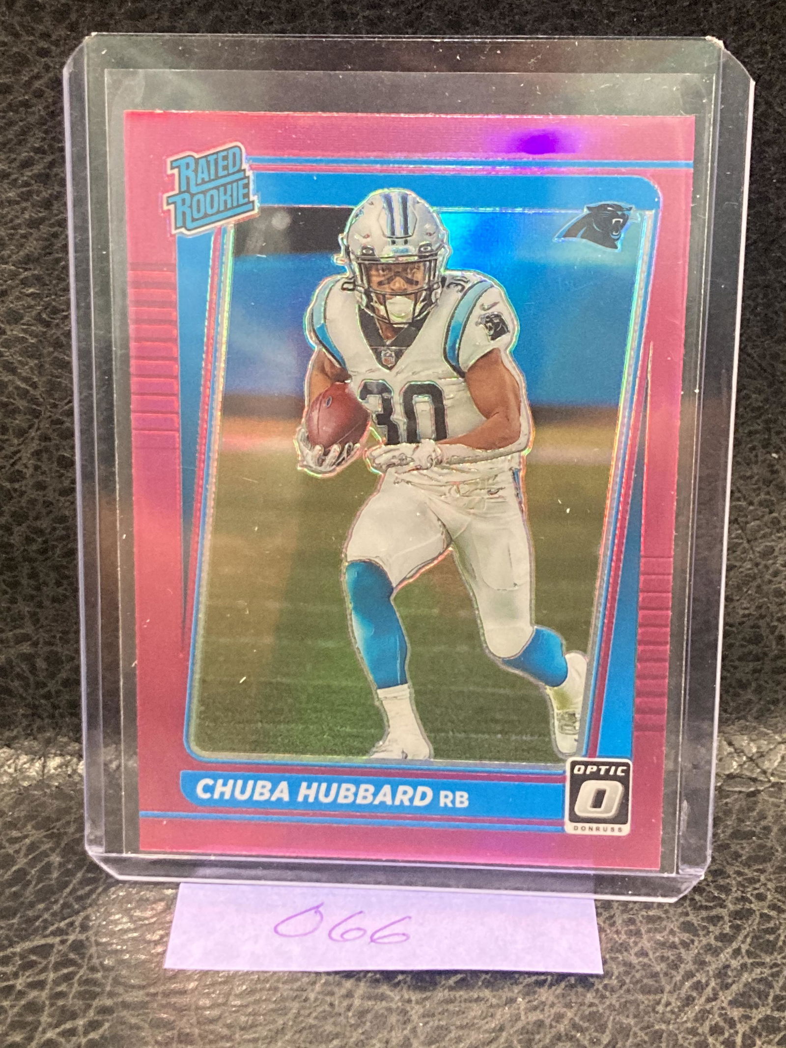 Chubba Hubbard Rc 2021 Donruss Optic Rated Rookie Pink Preview #P-287 (1 of 2)