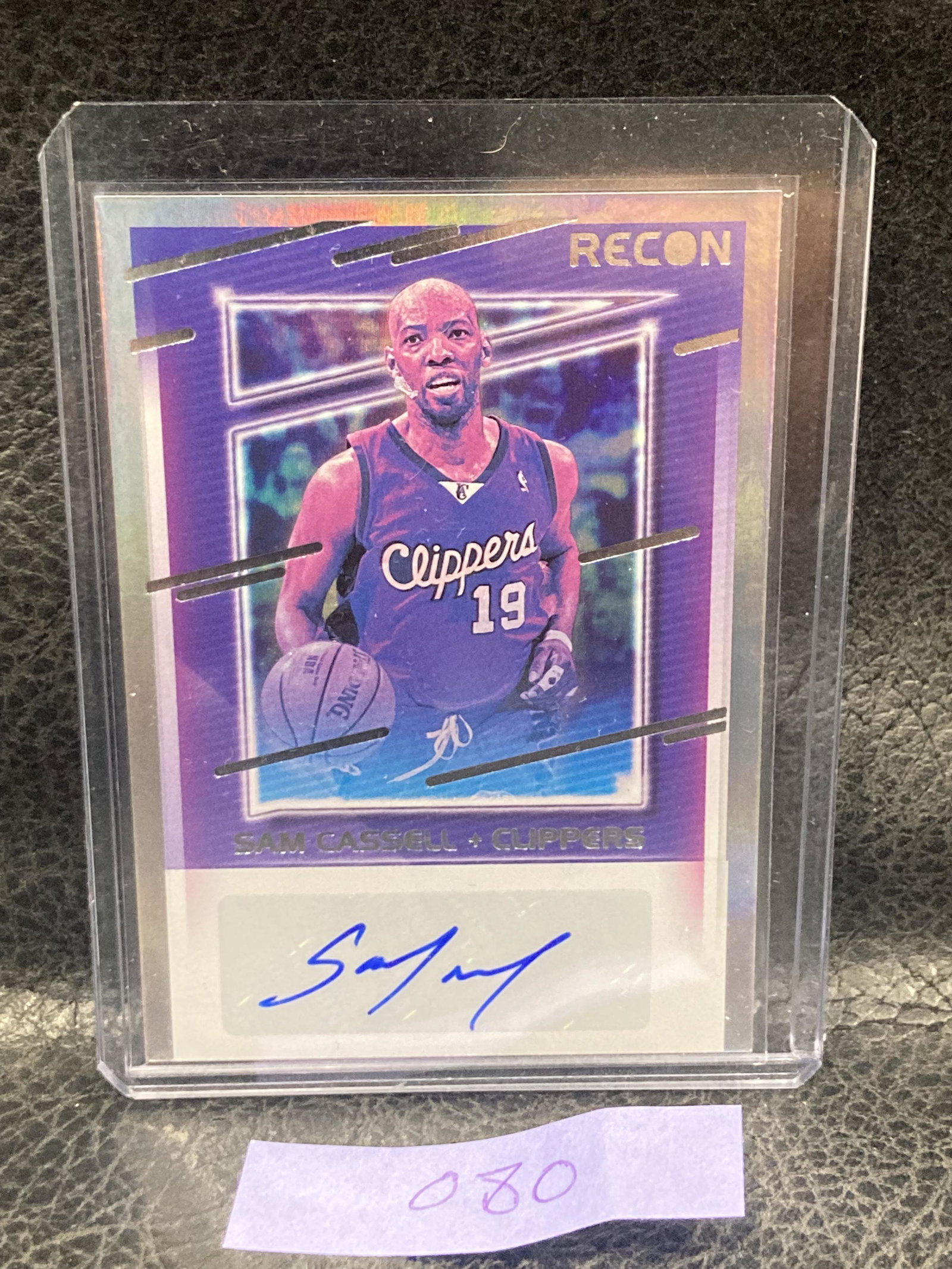 Sam Cassell2020-21 Recon Auto Los Angeles Clippers: Sam Cassell2020-21 Recon Auto Los Angeles Clippers