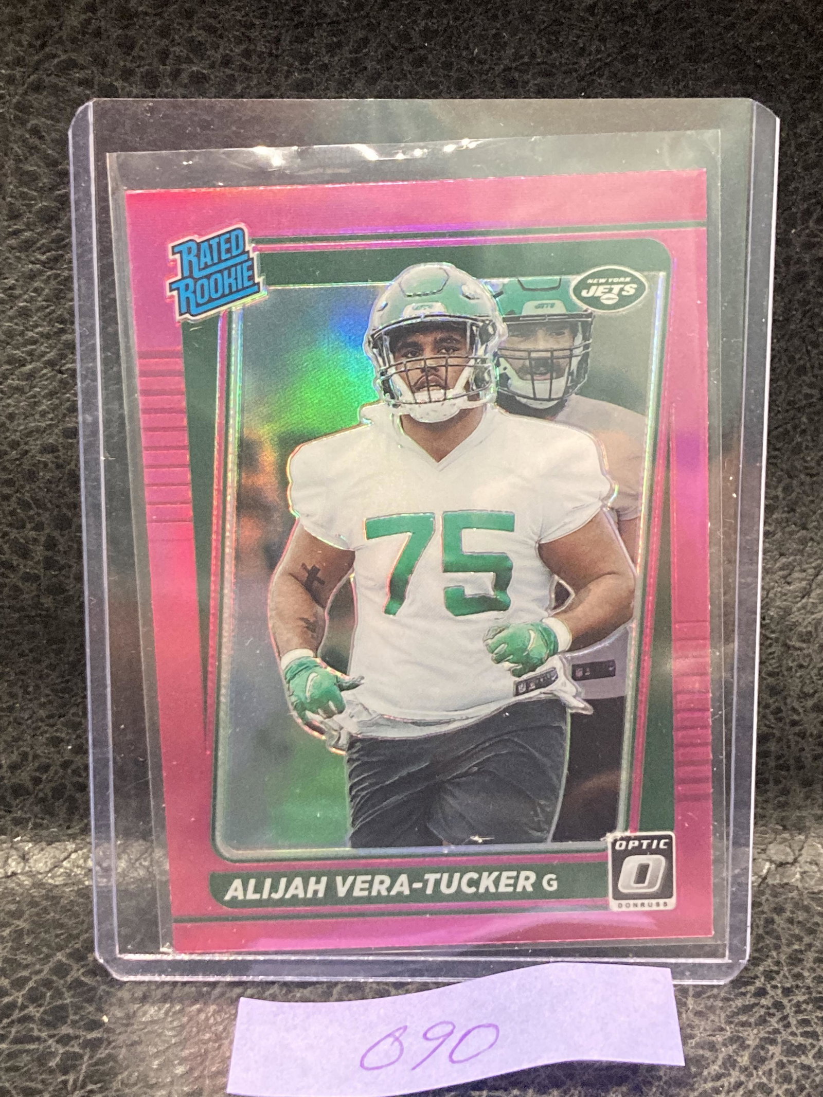 Alijah Vera Tucker 2021 Donruss Optic Rated Rookie Pink Prizm Jets #P-333: Alijah Vera Tucker 2021 Donruss Optic Rated Rookie Pink Prizm Jets #P-333