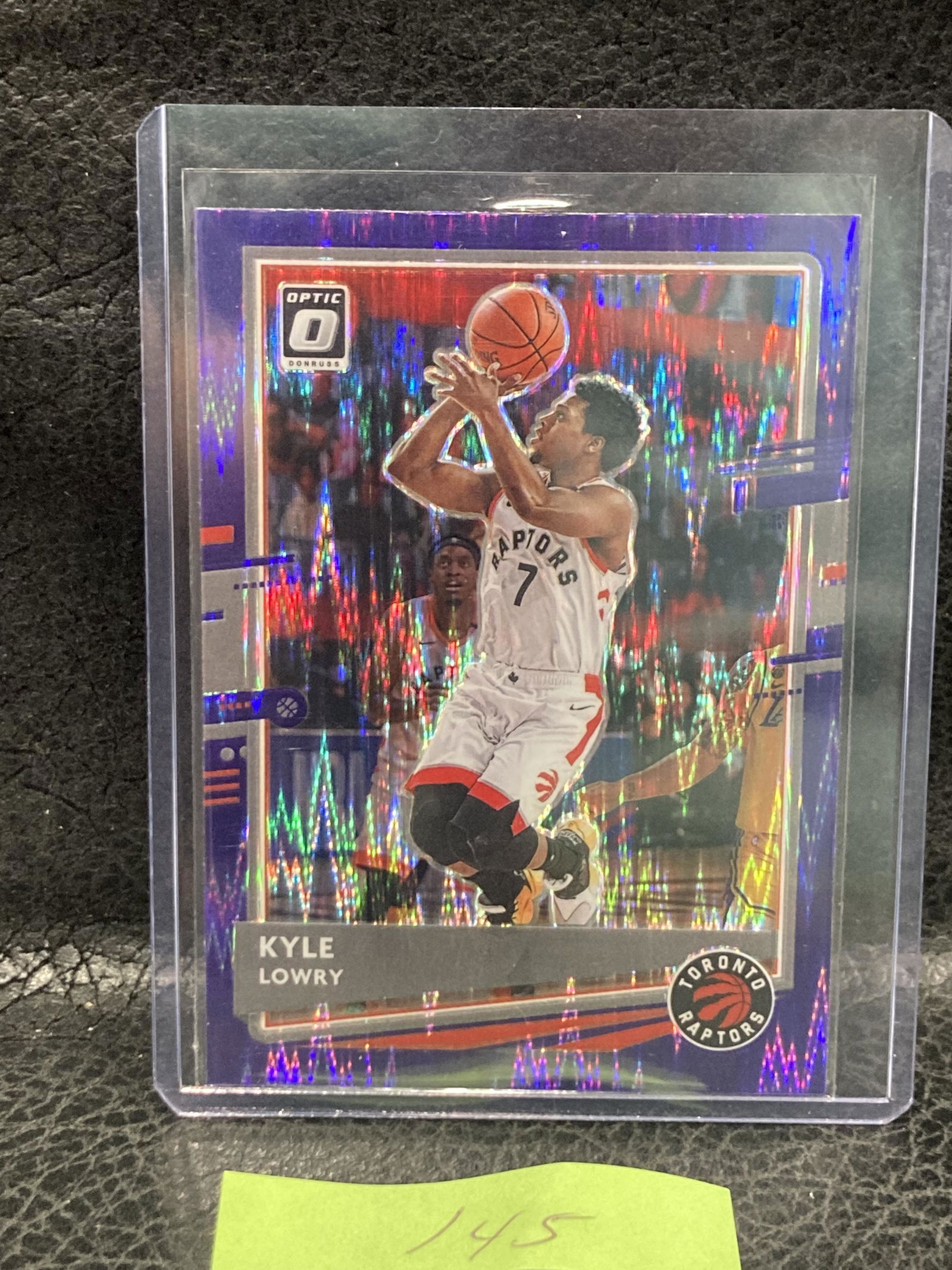 Kyle Lowry 2020-21 Donruss Optic Basketball Purple Shock Prizm Card #63 (1 of 2)