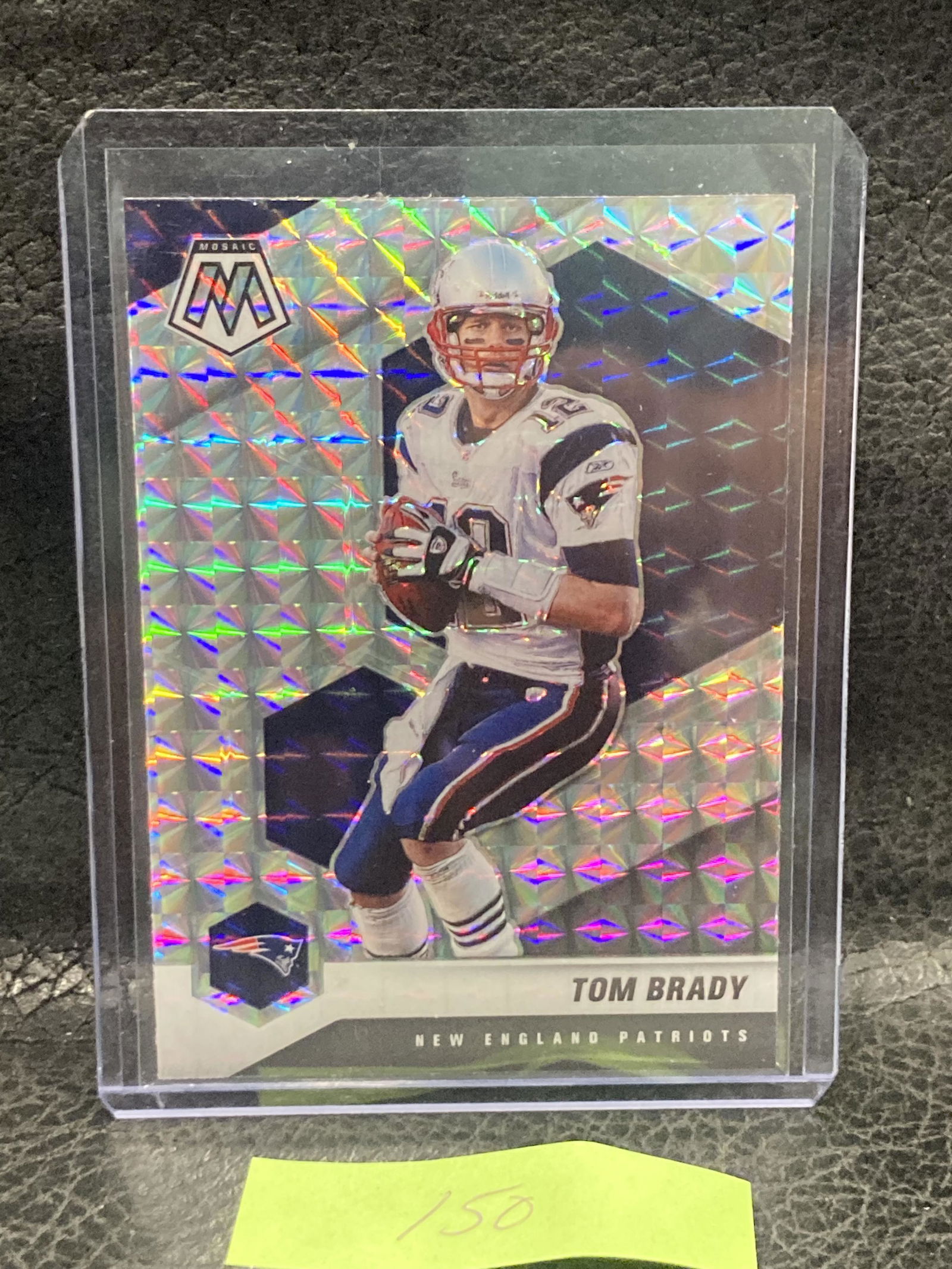 Tom Brady 2021 Mosaic Silver Prizm Mosaic #137 Patriots (1 of 2)