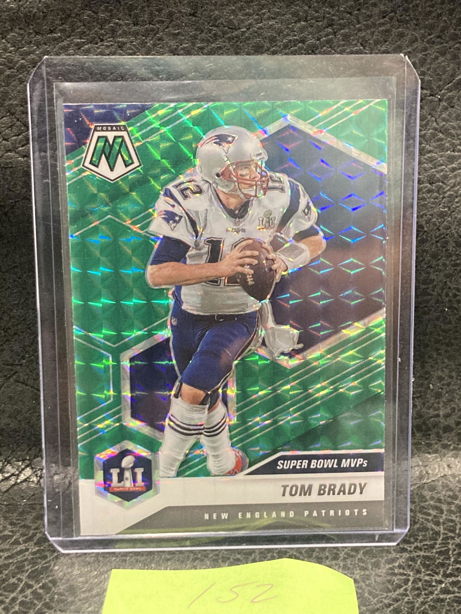 Tom Brady 2021 Mosaic Green Mosaic Prizm Super Bowl Mvps 284 Patriots (1 of 2)