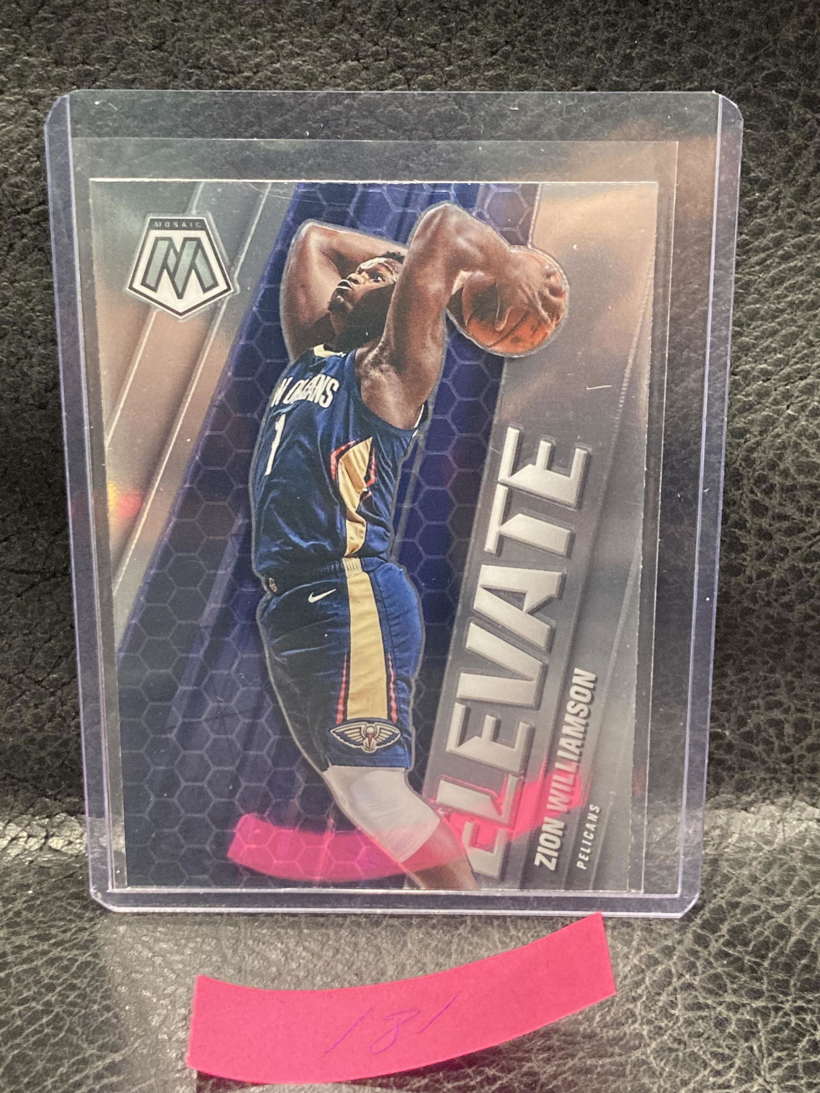 Zion Williamson 2020-21 Mosaic Elevate Insert #3 New Orleans Pelicans (1 of 2)