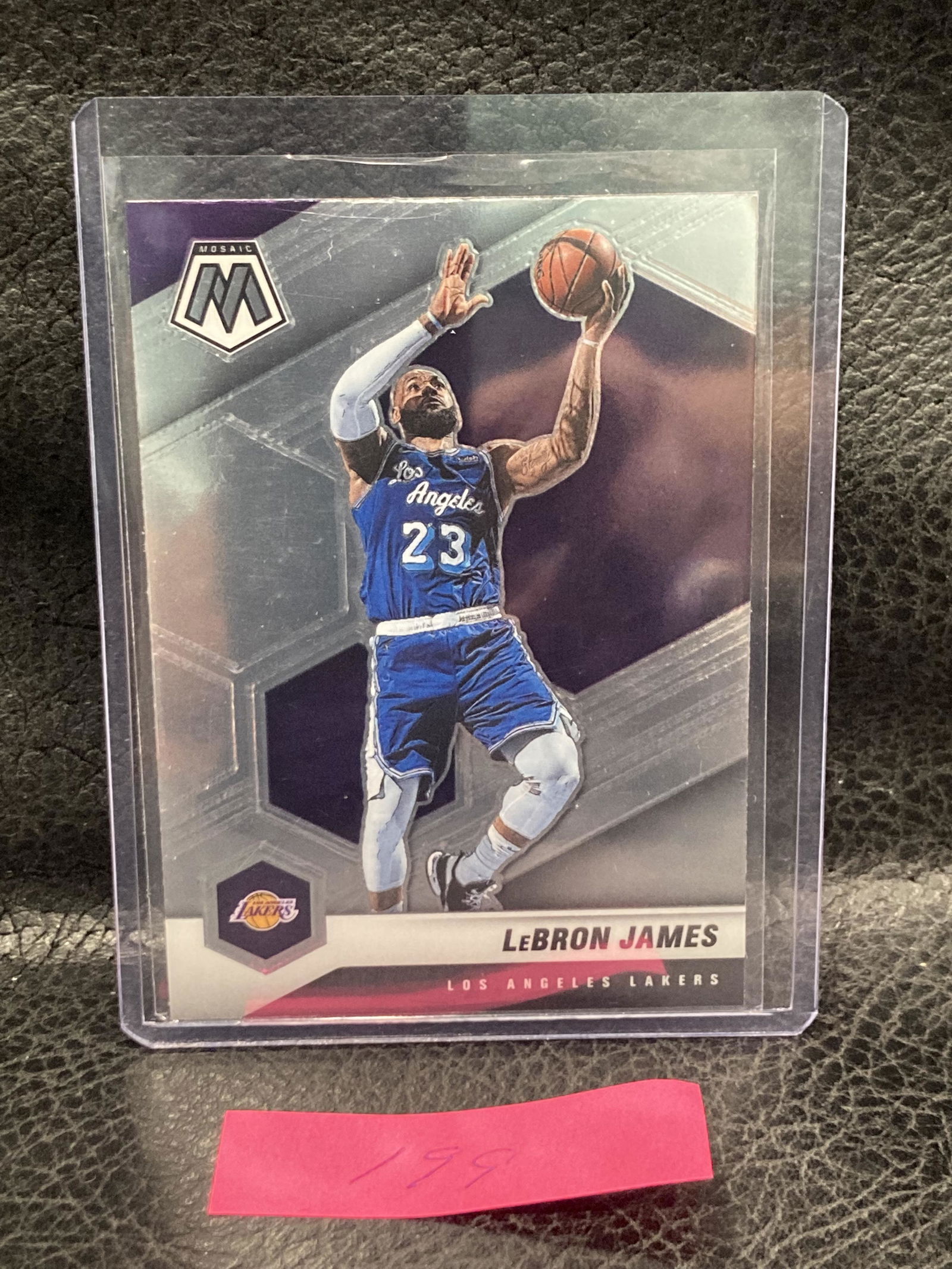 Lebron James 2020-21 Mosaic Basketball Card #81 Los Angeles Lakers (1 of 2)