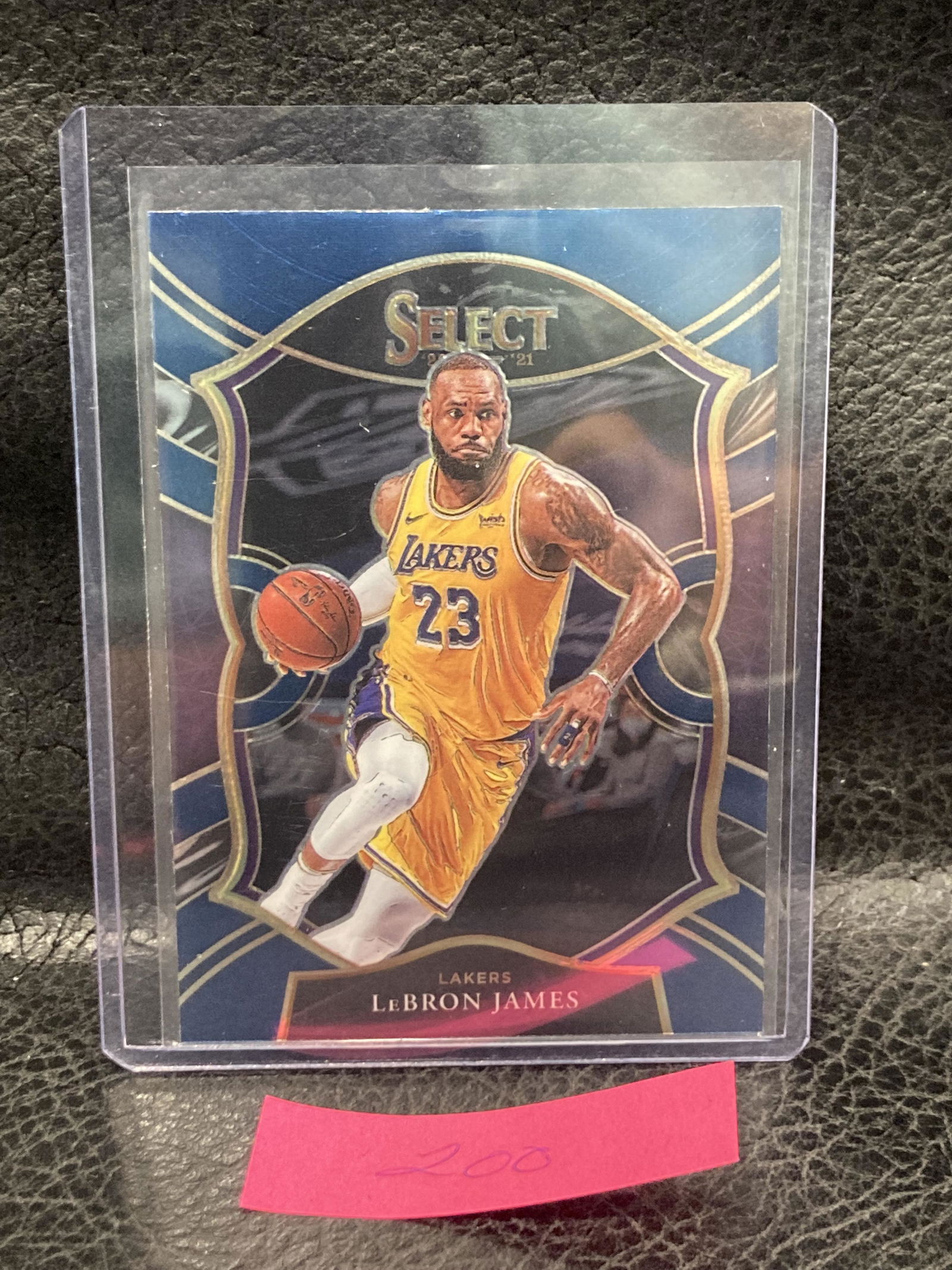 Lebron James 2020-21 Panini Select Concourse Retail Blue #23 Los Angeles Lakers (1 of 2)