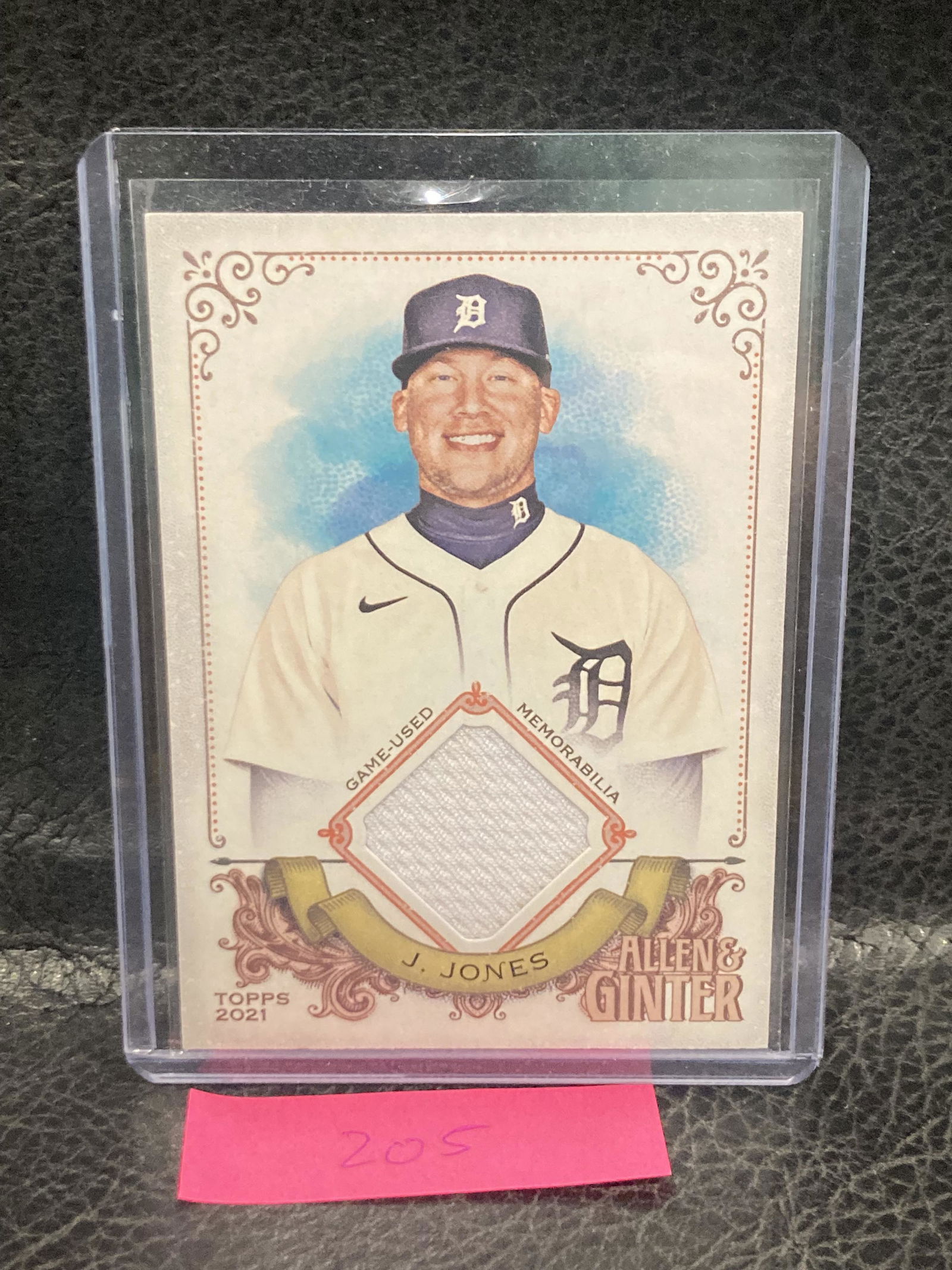 Jacoby Jones 2021 Topps Allen & Ginter Game Used Relic Memorabilia (1 of 2)