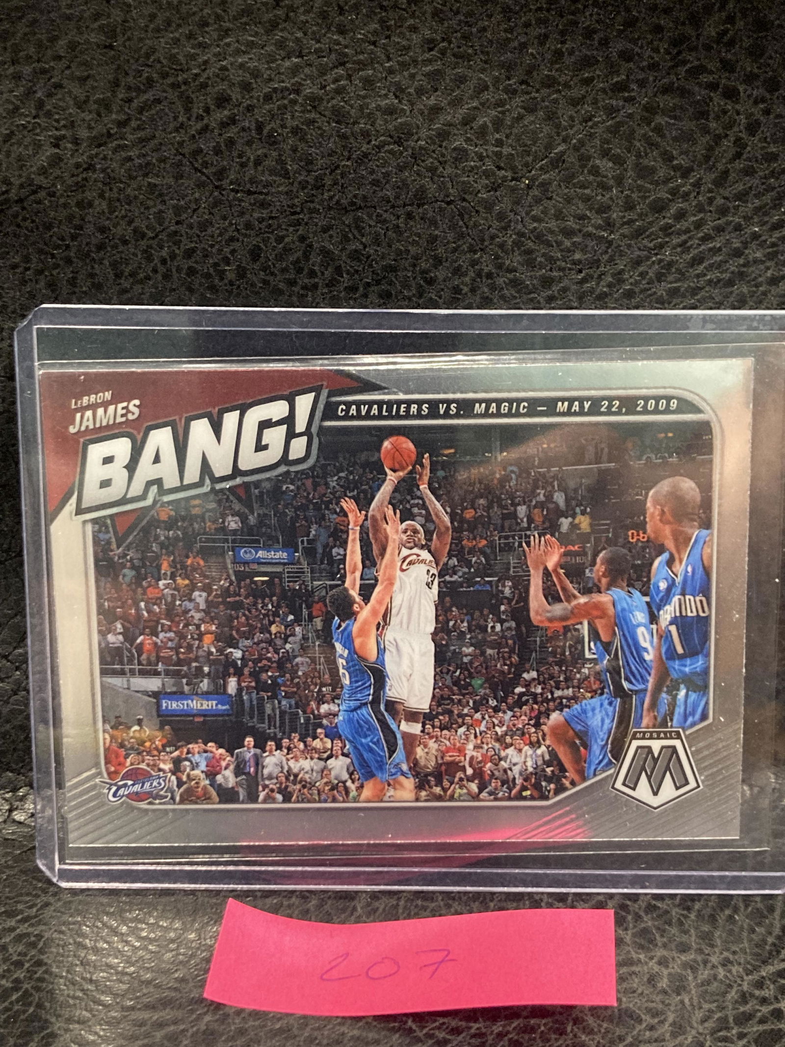 Lebron James 2020-21 Panini Mosaic #11 Bang Insert Cleveland Cavaliers (1 of 2)