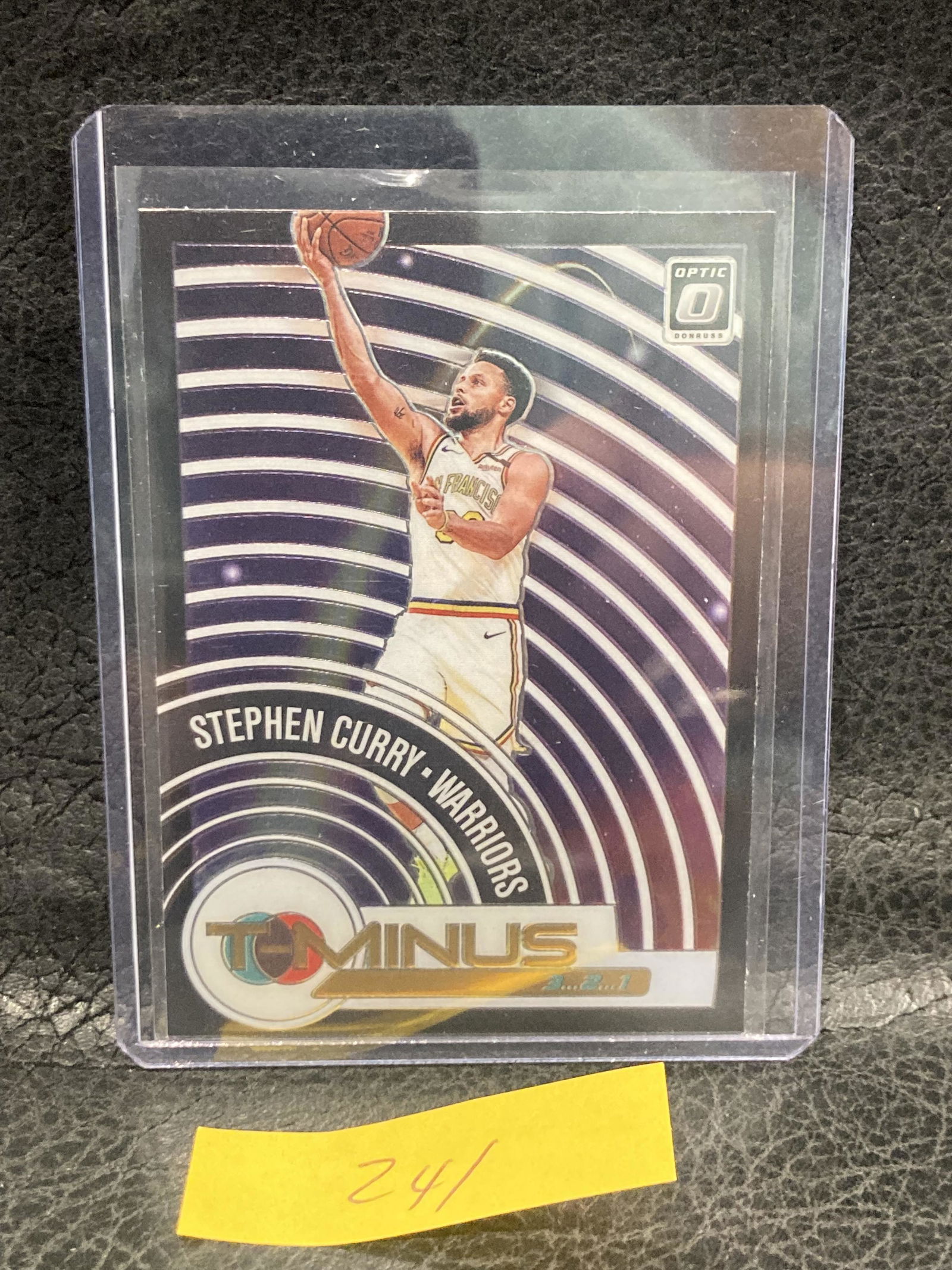 Stephen Curry 2020-21 Donruss Optict-Minus Basketball Card #1 - Warriors (1 of 2)
