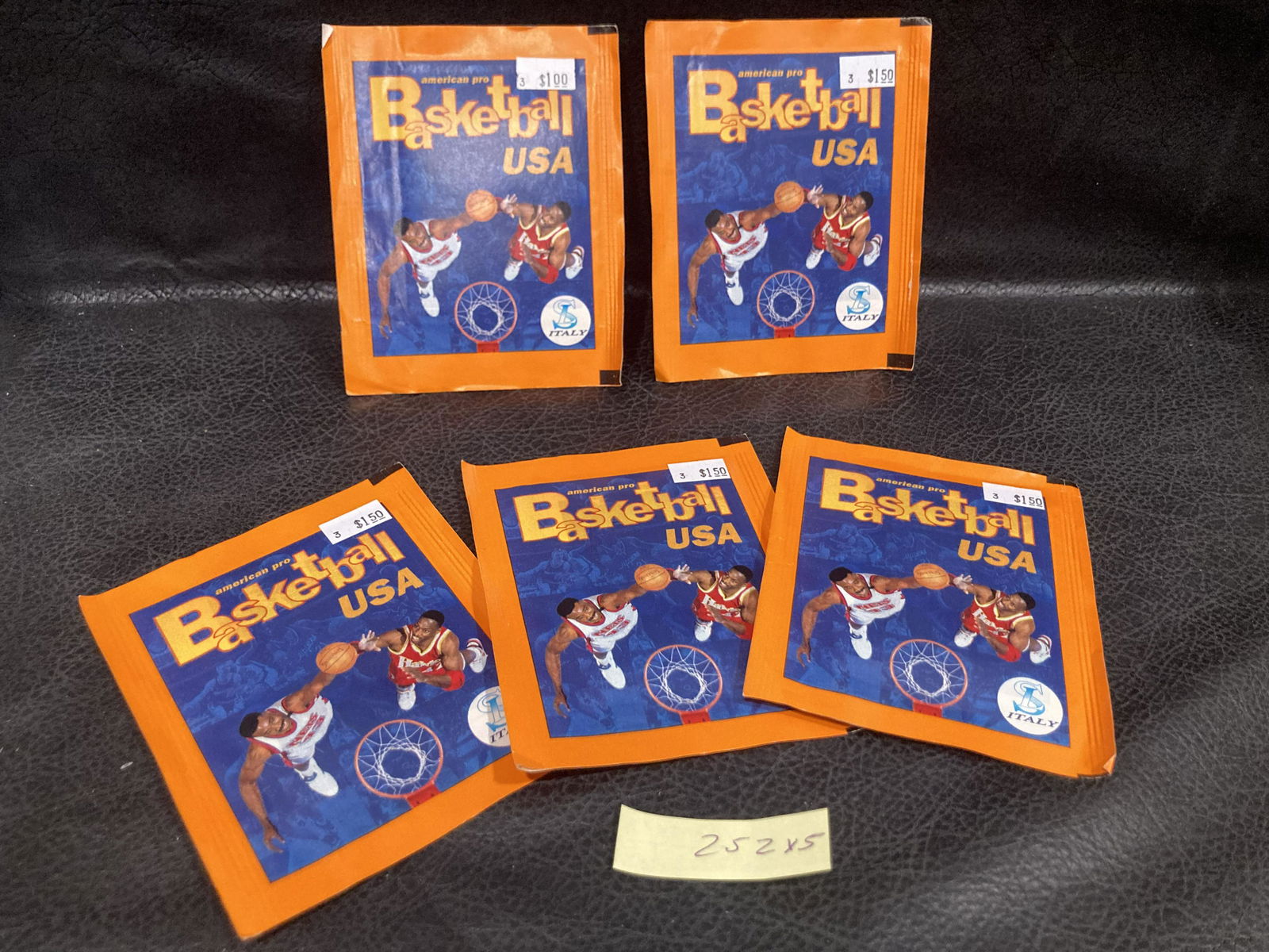 5 Pack Lot American Pro Basketball Nba 1994 1995 94 95  Album Service Line Sl Italy (1 of 2)