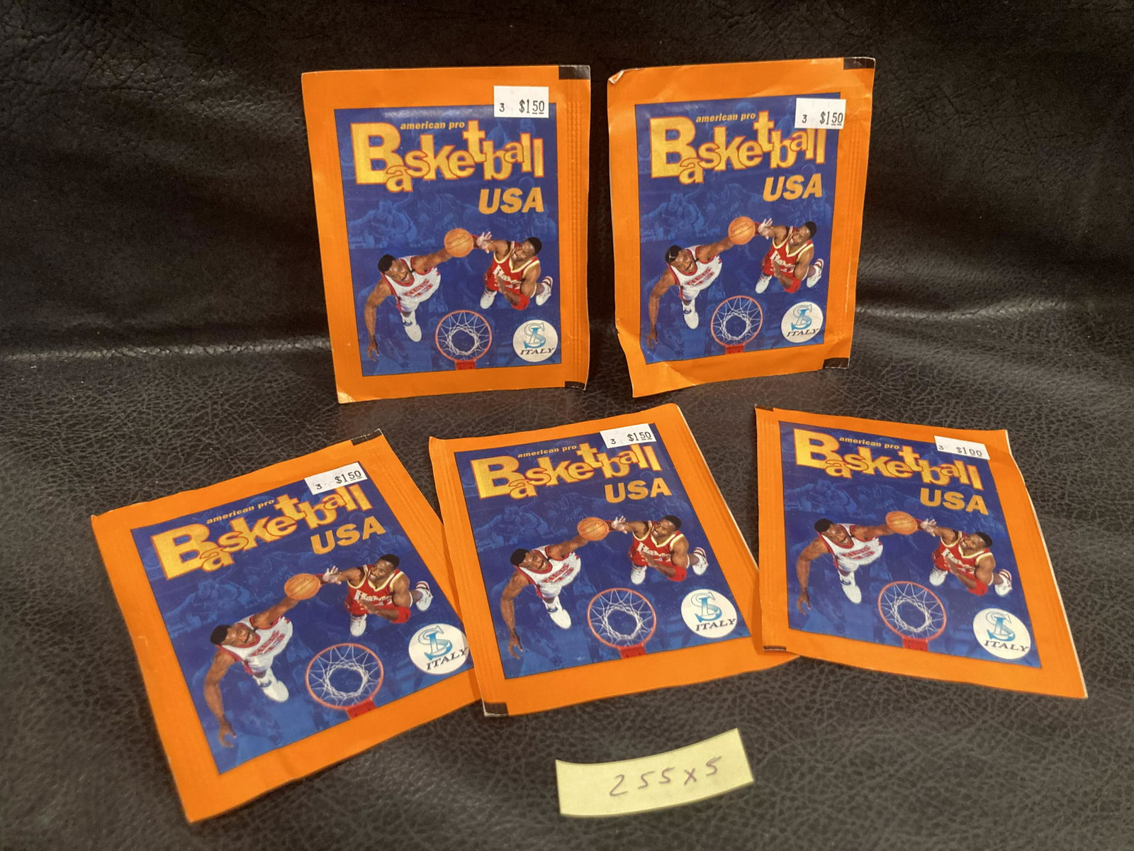 5 Pack Lot American Pro Basketball Nba 1994 1995 94 95  Album Service Line Sl Italy (1 of 2)