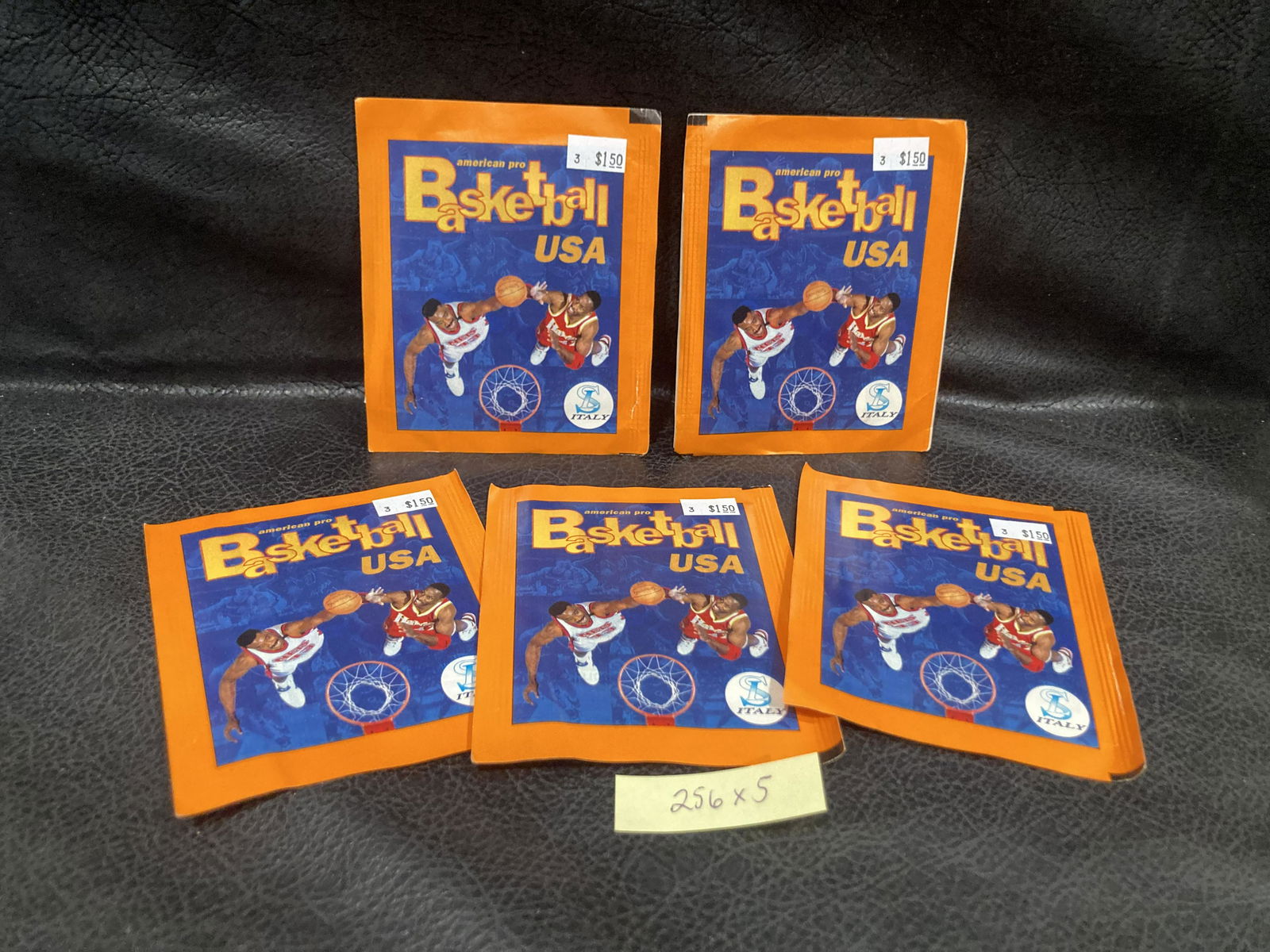 5 Pack Lot American Pro Basketball Nba 1994 1995 94 95  Album Service Line Sl Italy (1 of 2)