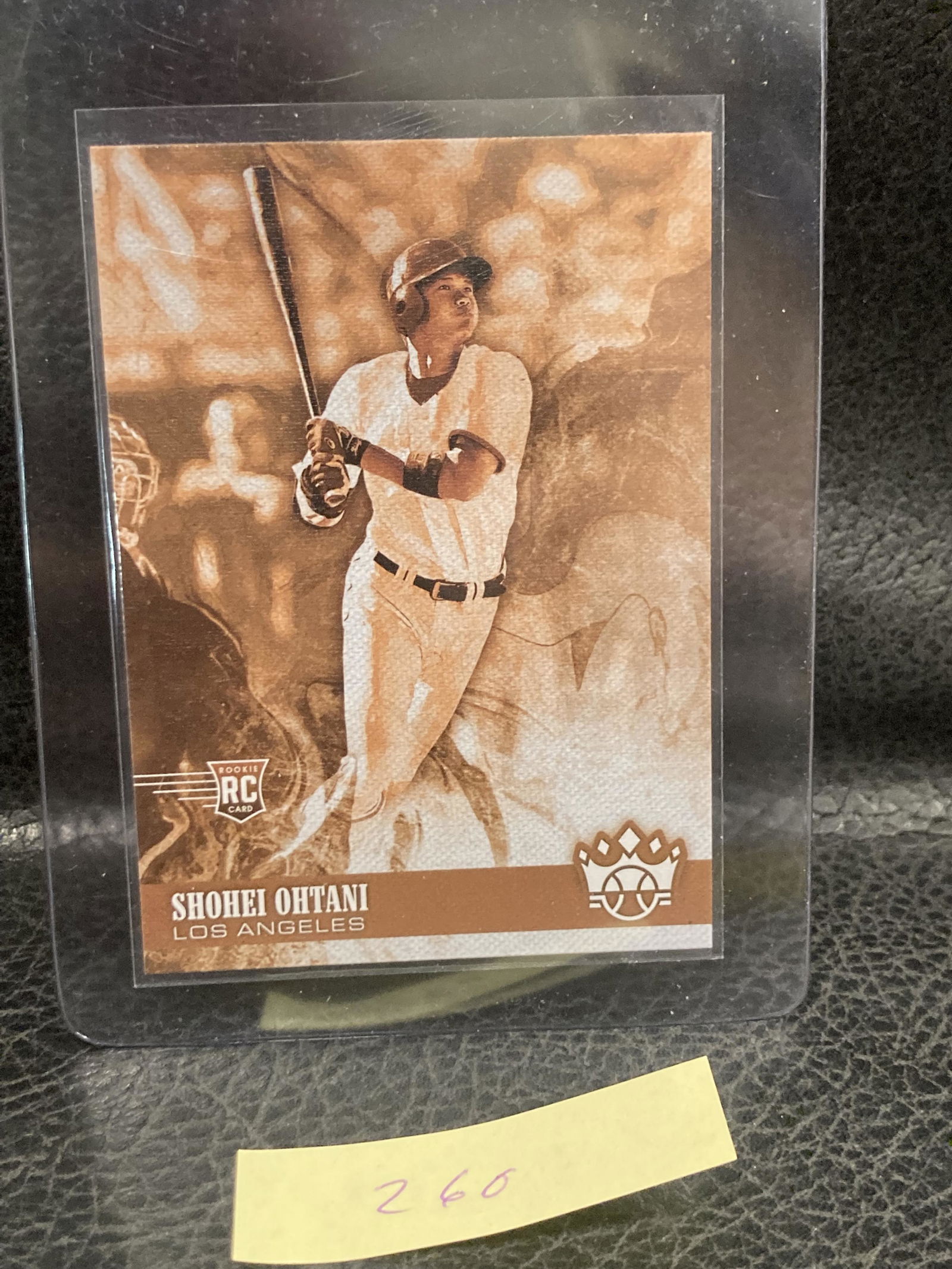Shohei Ohtani 2018 Diamond Kings Sepia Rookie Card Rc #76 Angels Mvp (1 of 2)