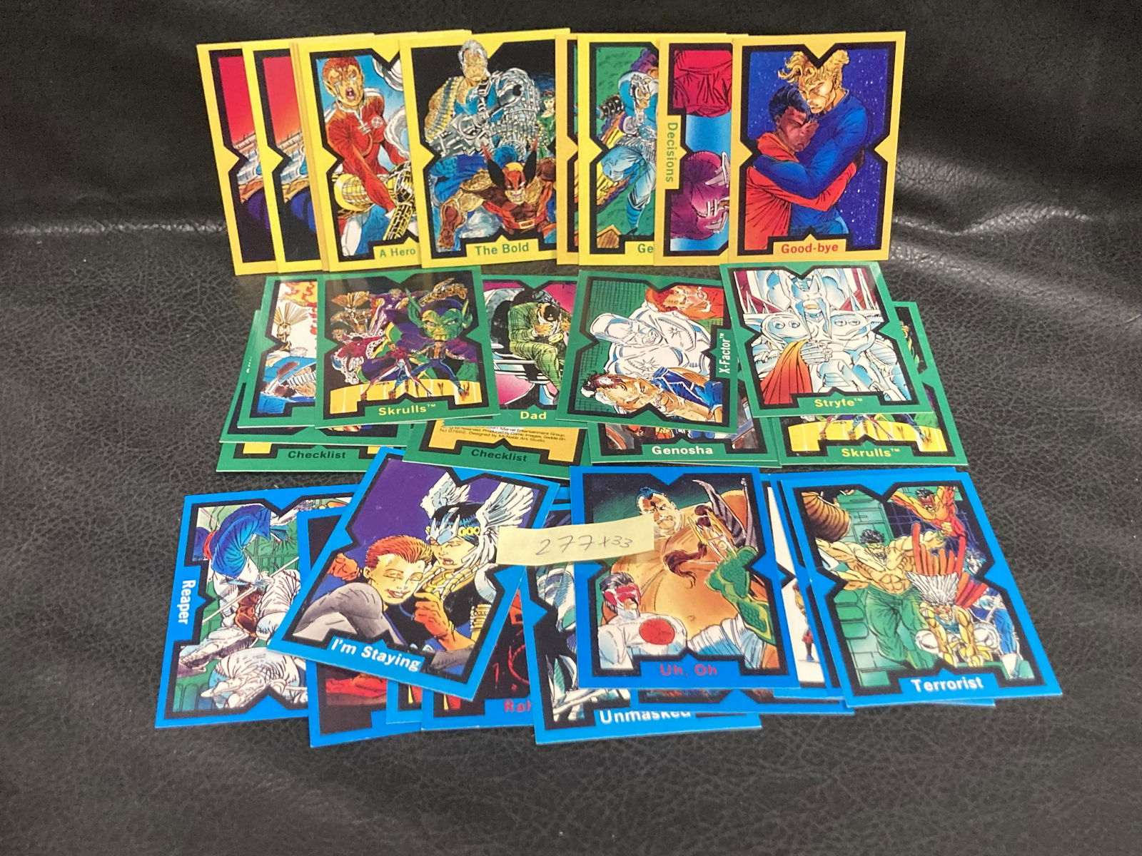 Lot Of 33 1991 Comic Images Marvel X-Force Cards (1 of 3)