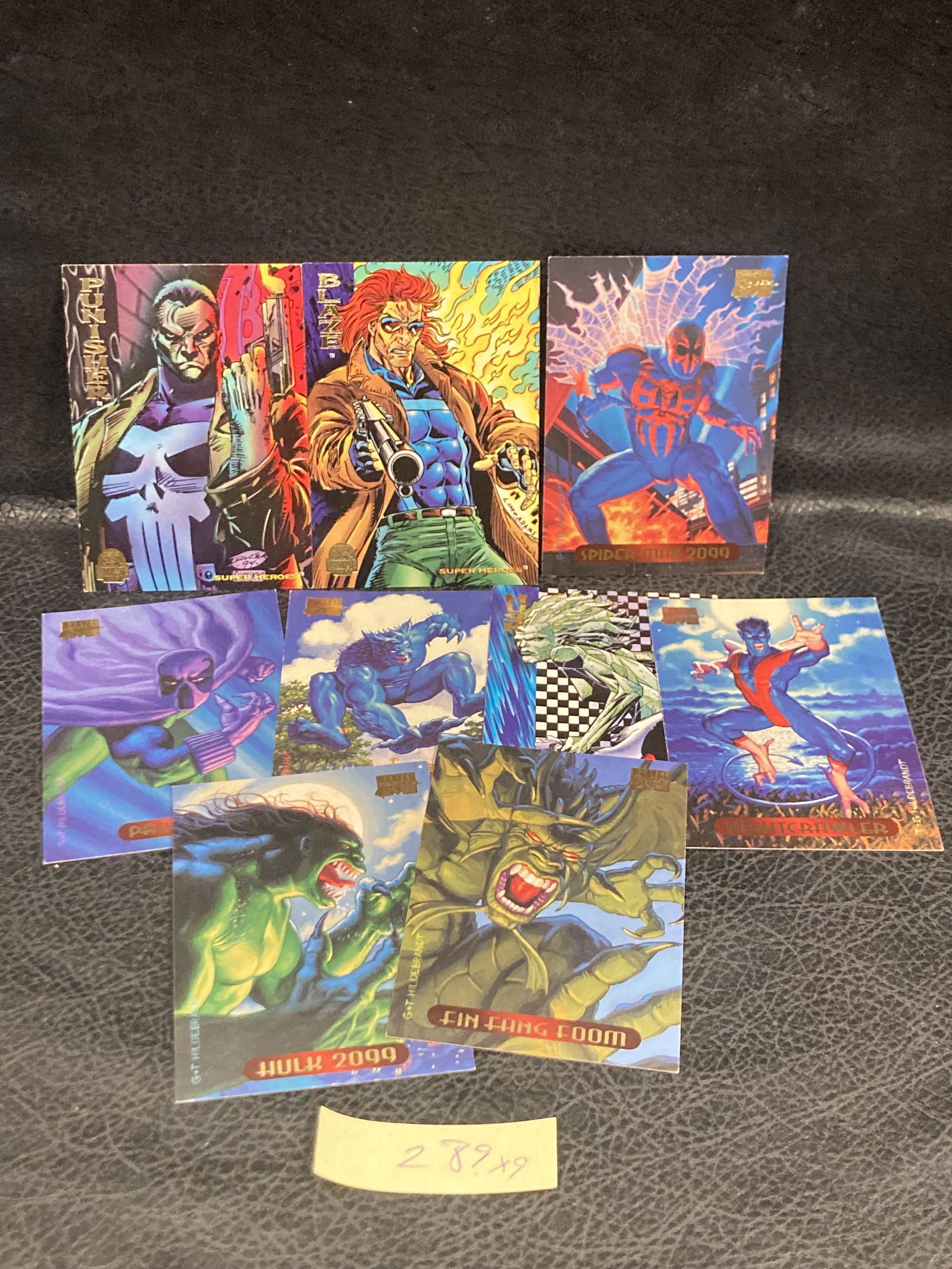 Loto Of 9 Cards 1994 Marvel Masterpieces (1 of 3)