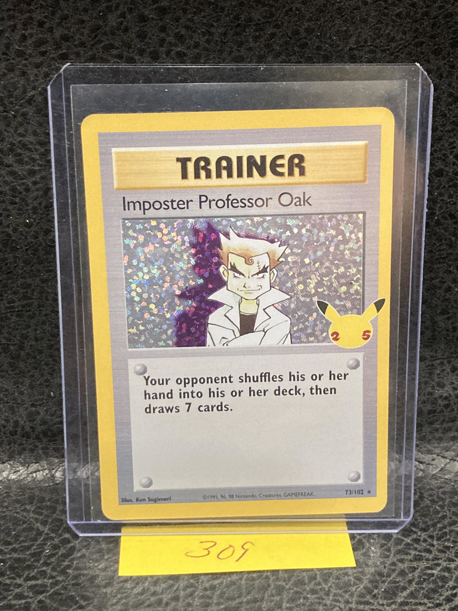 Trainer Imposter Professor Oak 73/102 Nm/M Full Art Ultra Rare Pokemon Card: Trainer Imposter Professor Oak 73/102 Nm/M Full Art Ultra Rare Pokemon Card