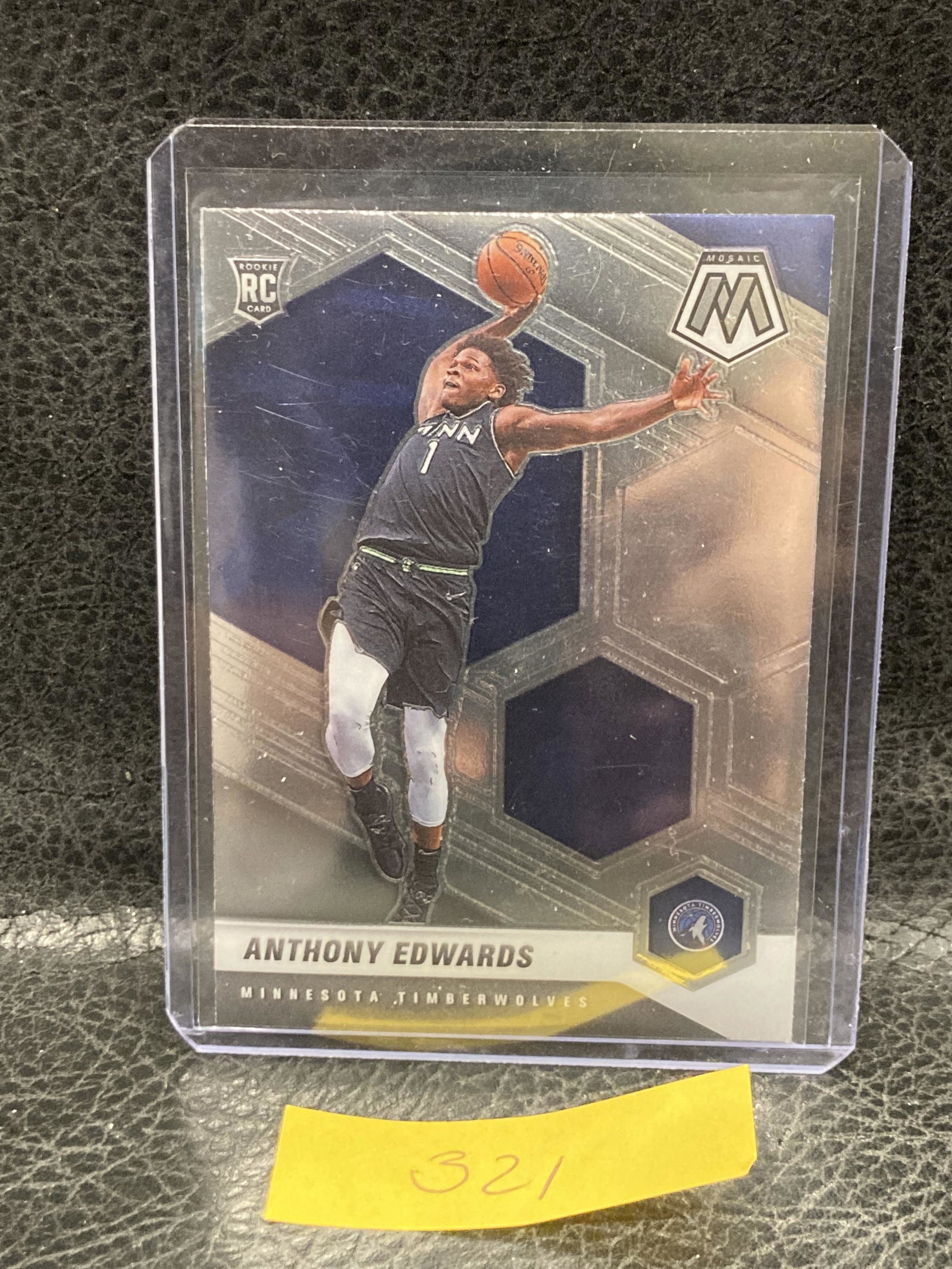 Anthony Edwards 2020-21 Rc Mosaic Timberwolves #201: Anthony Edwards 2020-21 Rc Mosaic Timberwolves #201