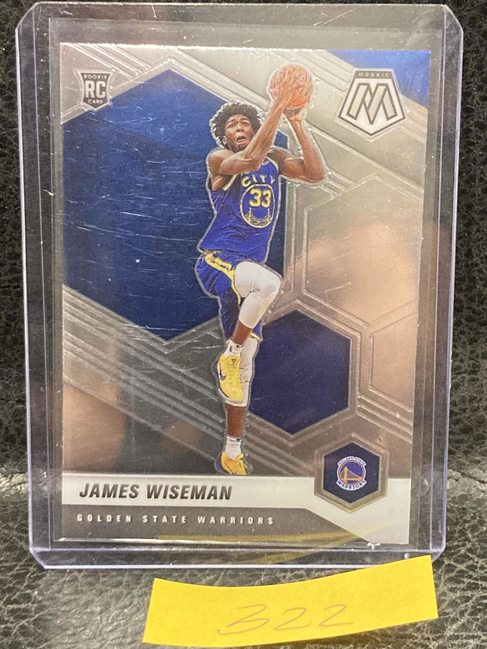 James Wiseman 2020-21 Mosaic Rookie Warriors (1 of 2)