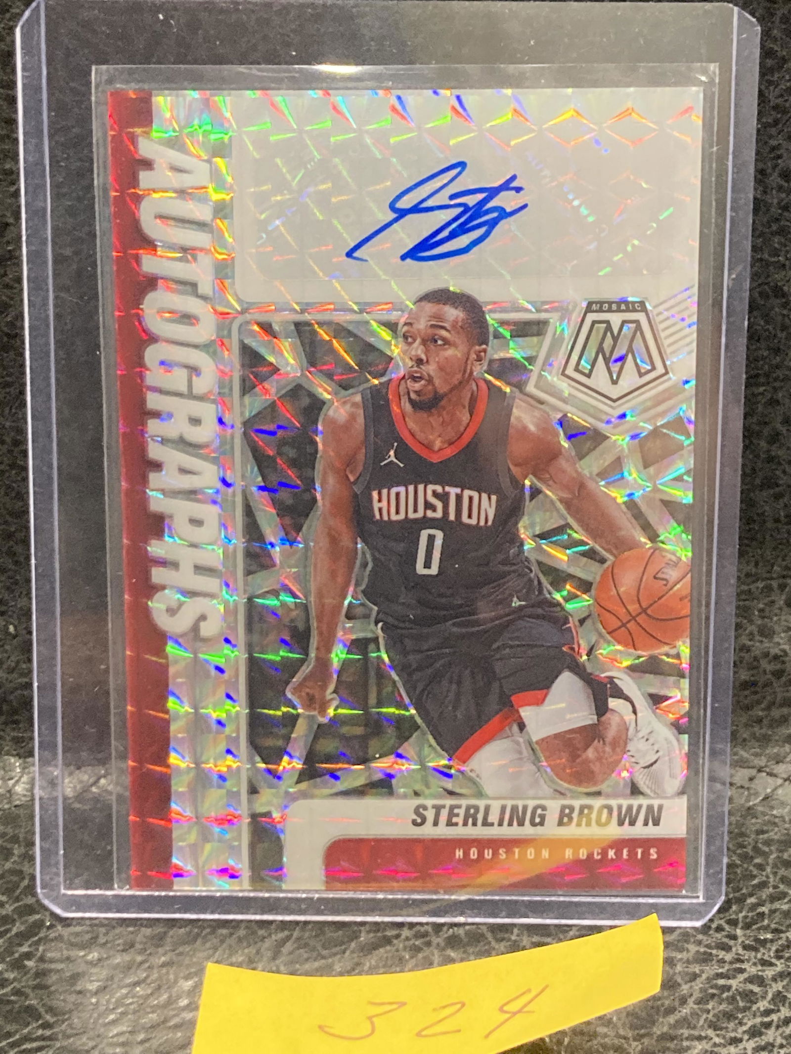 Sterling Brown 2020-21 Mosaic Auto No Am-Stb Houston Rockets (1 of 2)