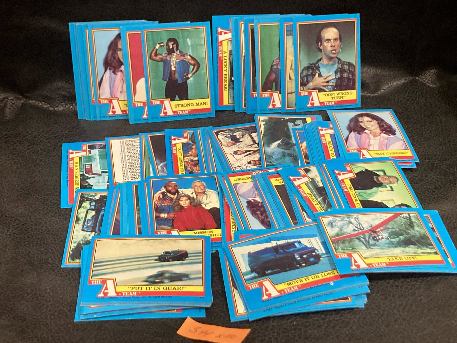 Lot Of 110 Cards 1983 Topps The A-Team Trading Card Huge Lot Vintage Mr. T 1980s: Lot Of 110 Cards 1983 Topps The A-Team Trading Card Huge Lot Vintage Mr. T 1980s