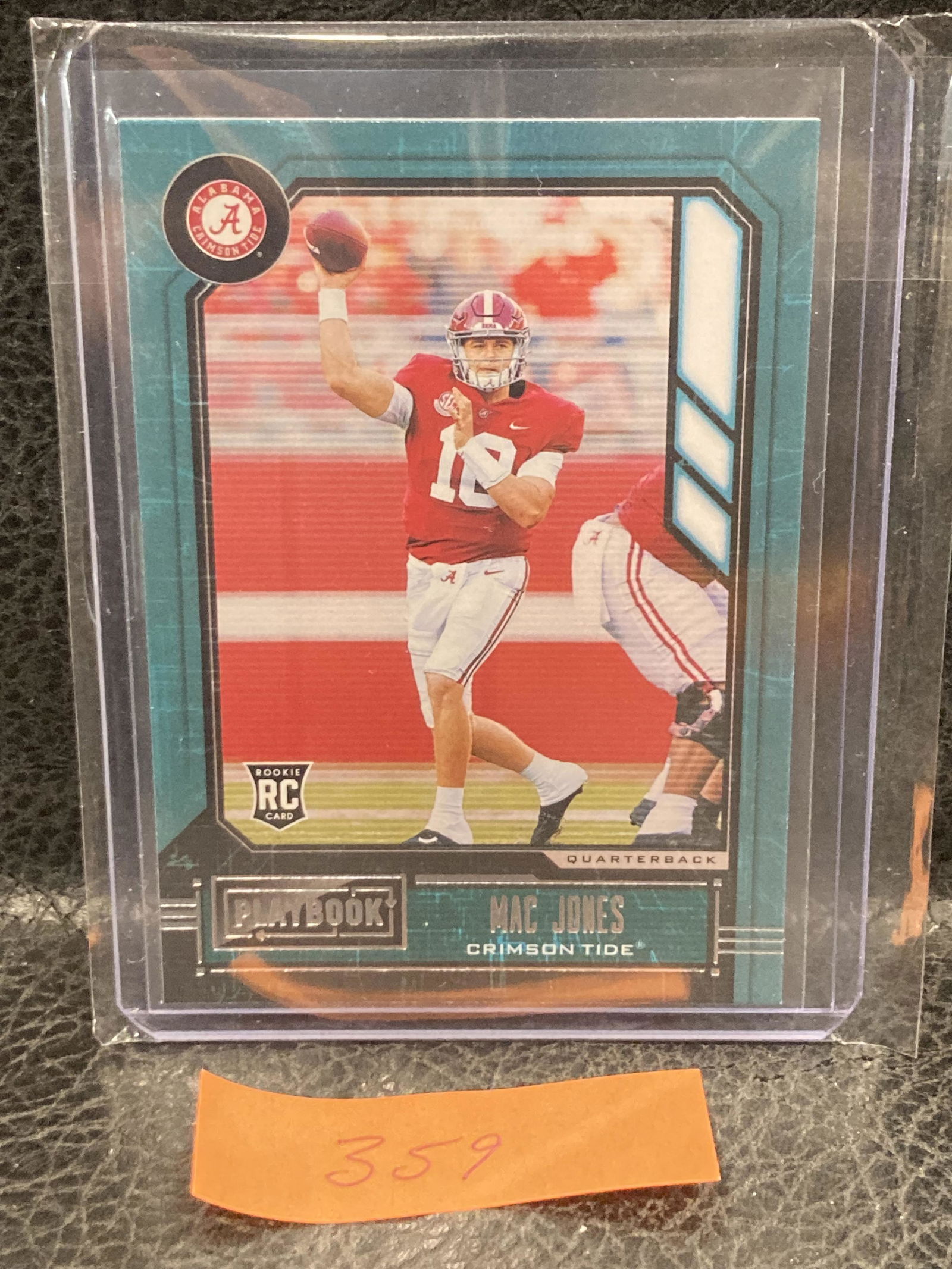 Mac Jones2021 Panini Chronicles Draft Playbook #340 Rookie Card Rc Patriots (1 of 2)