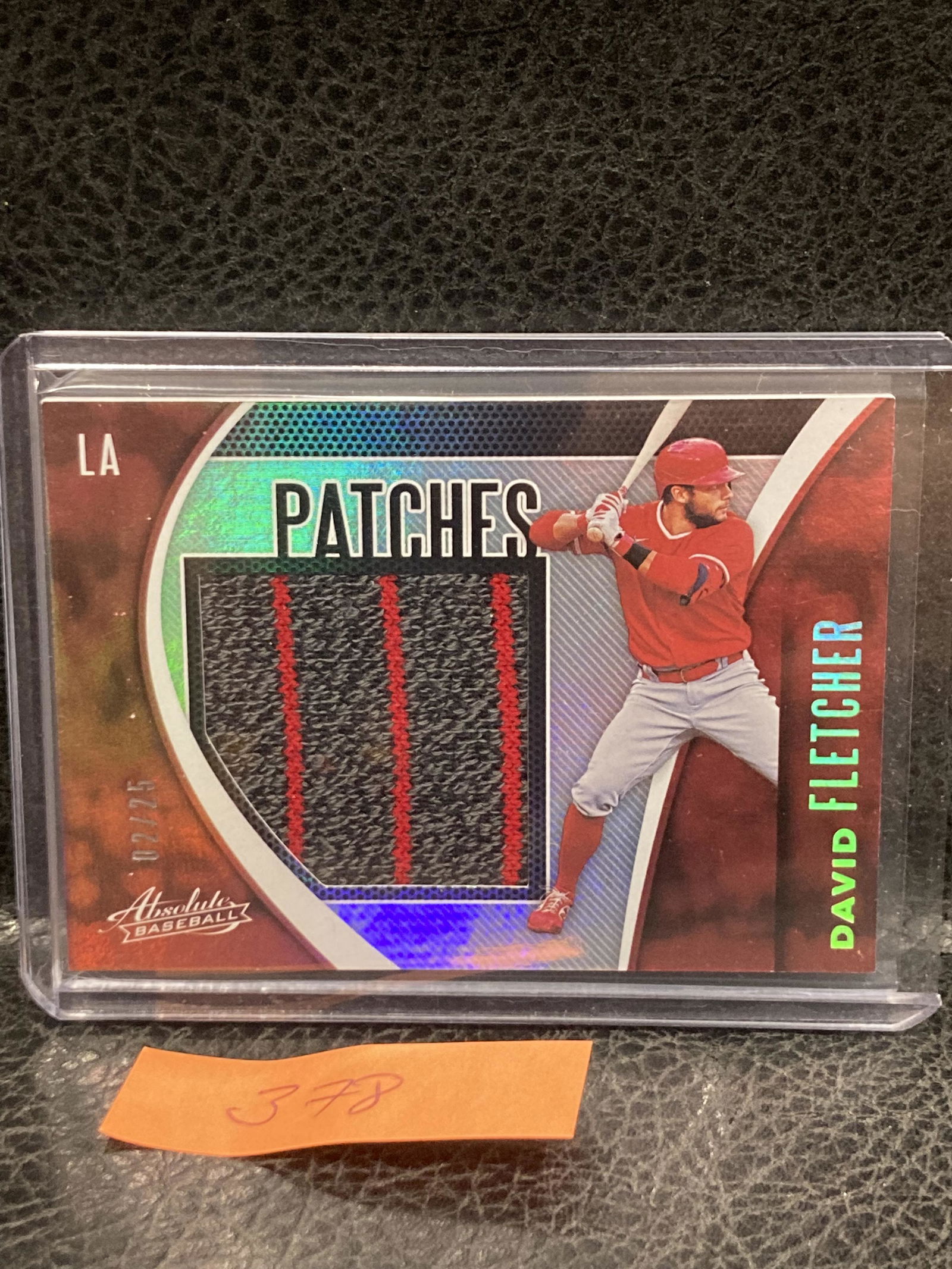 David Fletcher 2021 Panini Absolute Patch Holo Silver /25 #PAT-DA Patch (1 of 2)