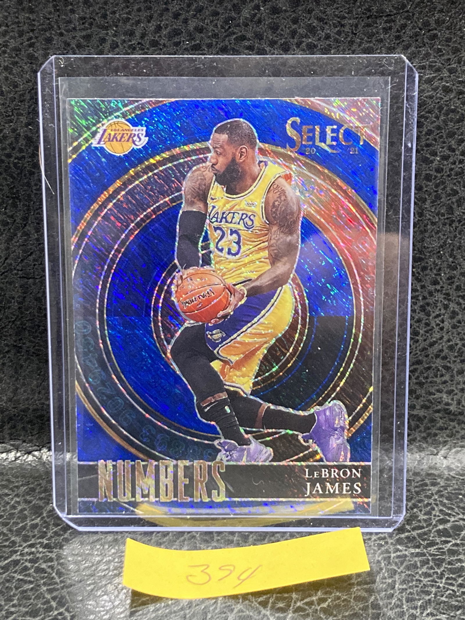 Lebron James2020-21 Panini Select Numbers Blue Shimmer Prizm Ssp #2 (1 of 2)