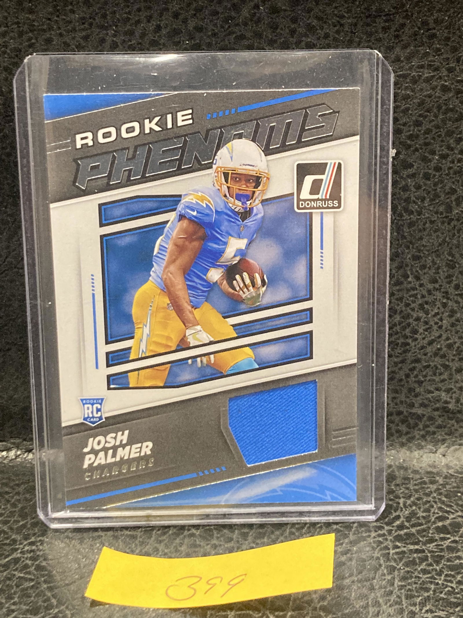 Josh Palmer 2021 Donruss Rookie Phenoms Patch Rpj-Jpa Rc Chargers (1 of 2)
