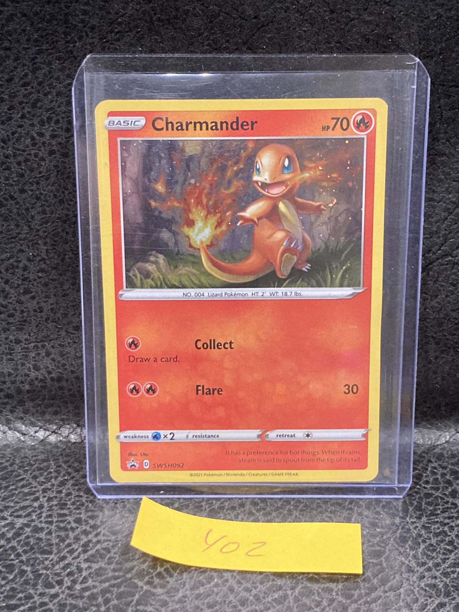 Charmander Swsh092 Holo Black Star Promo Pokemon Holo: Charmander Swsh092 Holo Black Star Promo Pokemon Holo