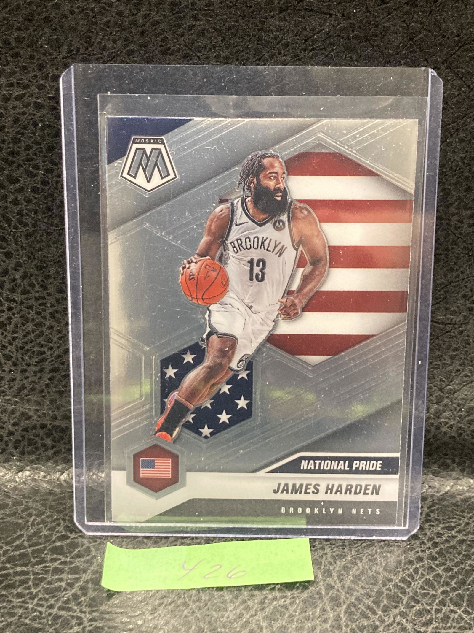 James Harden 2020-21 Panini Mosaic National Pride Chrome Base #256 Philadelphia (1 of 2)