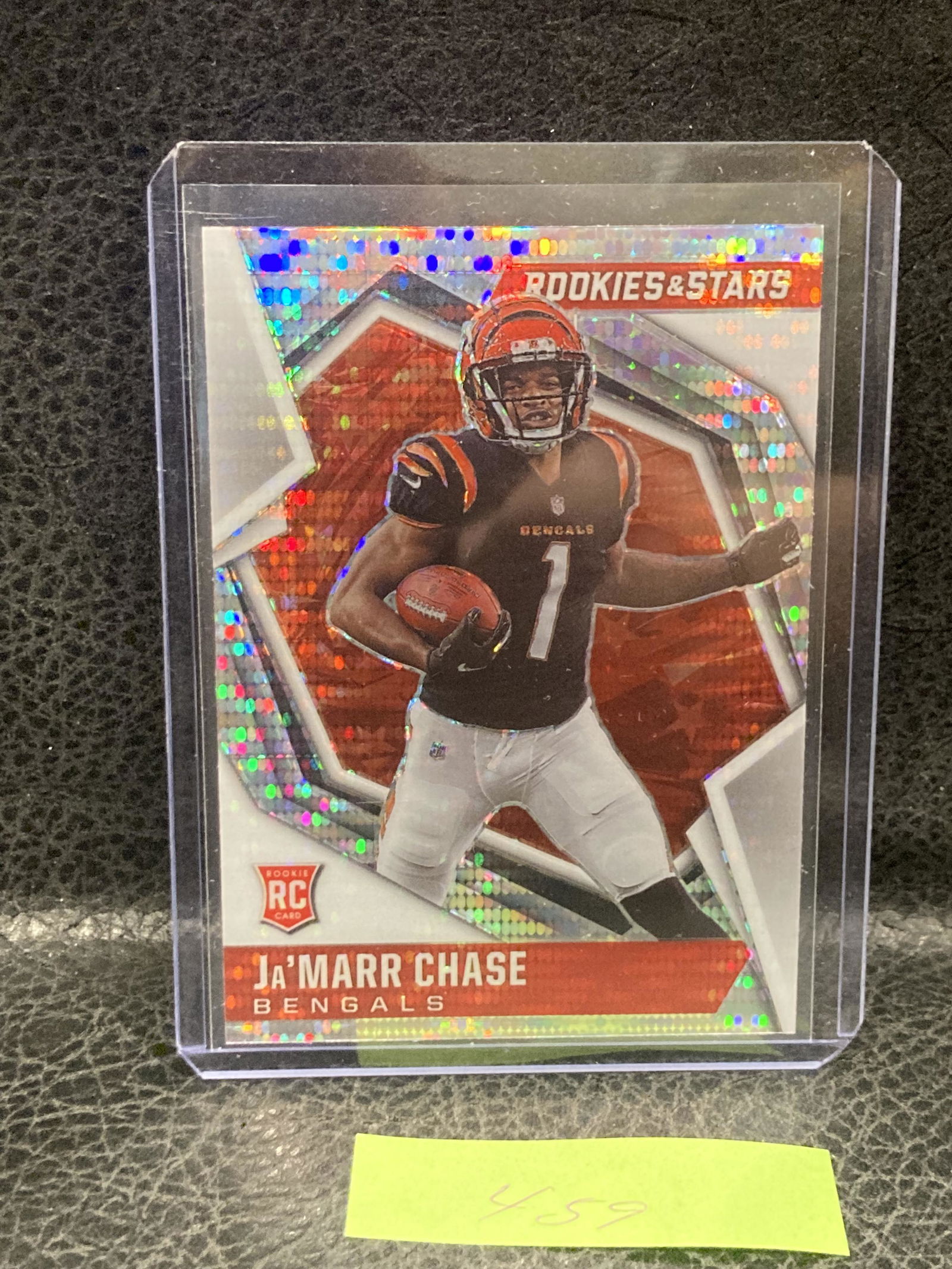 Jamarr Chase 2020 Rookies & Stars Pulsar Prizm #107 Rc Bengals (1 of 2)