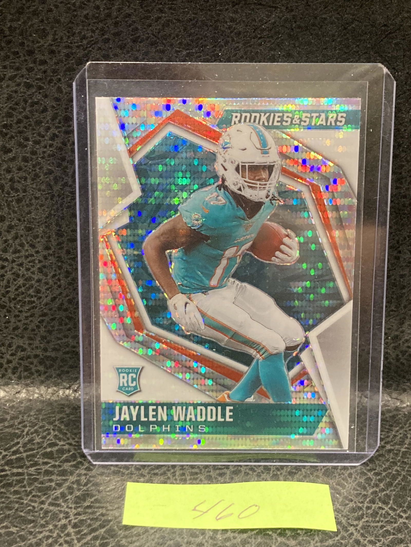 Jaylen Waddle 2021 Panini Rookies & Stars Dolphins #108 Rc Silver Pulsar Prizm (1 of 2)