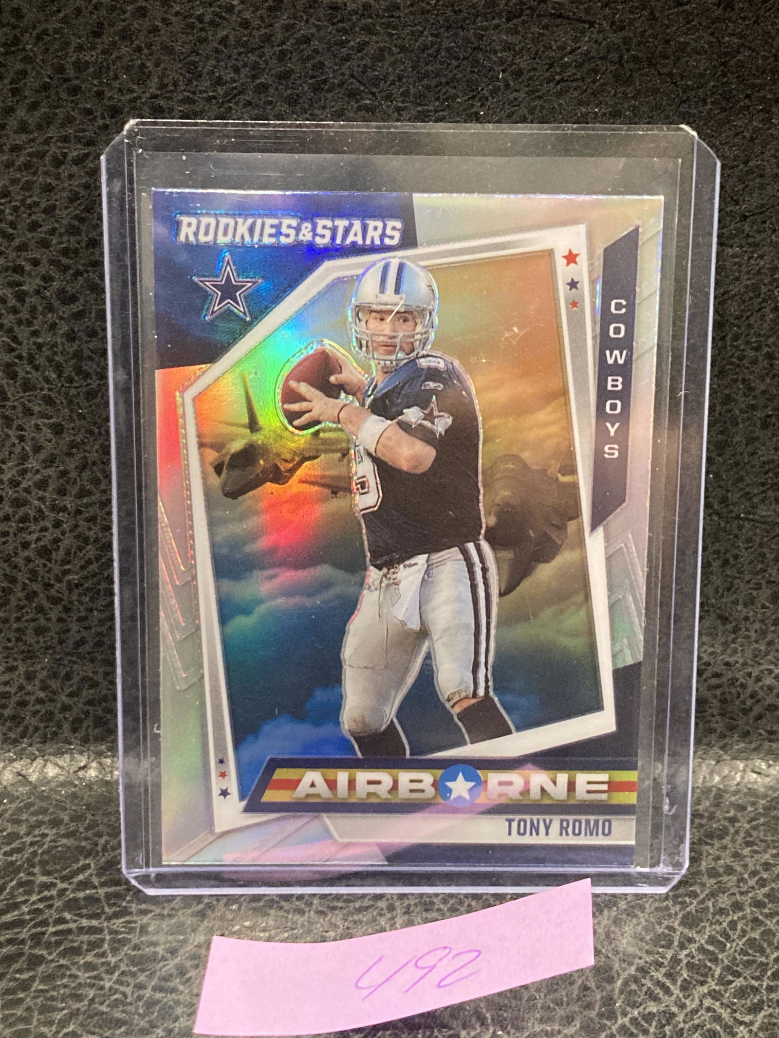 Tony Romo 2021 Panini Rookies Stars Airborne Silver Prizm Cowboys (1 of 2)