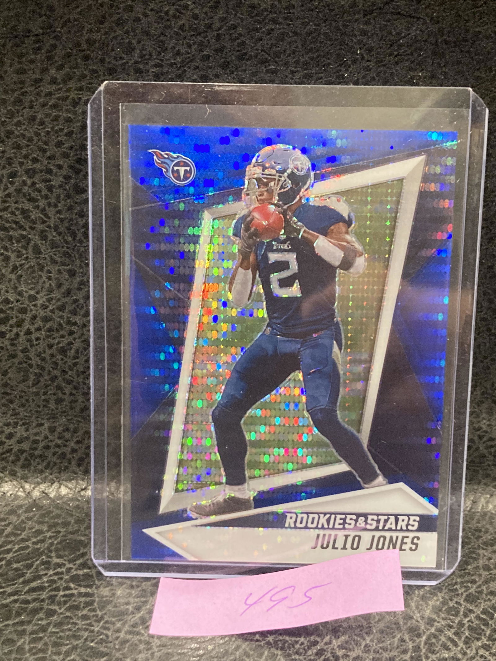 Julio Jones 2021 Panini Rookies & Stars Blue Pulsar Refractor /50 #48 Titans (1 of 2)