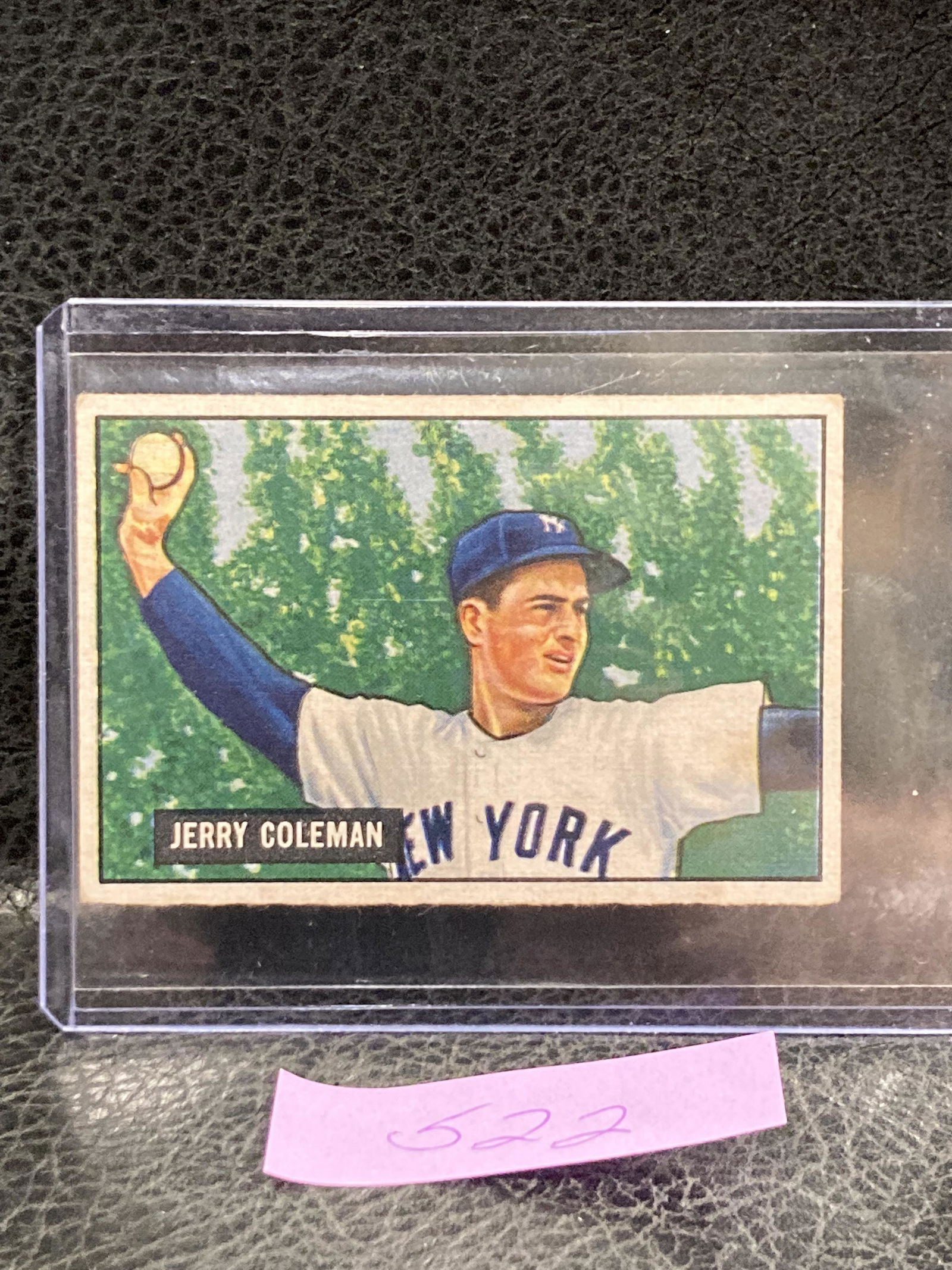 Jerry Coleman 1951 Bowman Baseball Card #49 New York Yankees (1 of 2)