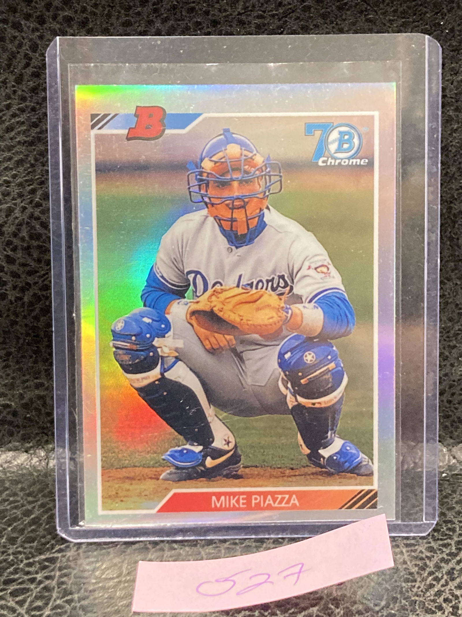 Mike Piazza 2017 Bowman Chrome 1992 Refractor #92B-MP Mets (1 of 2)