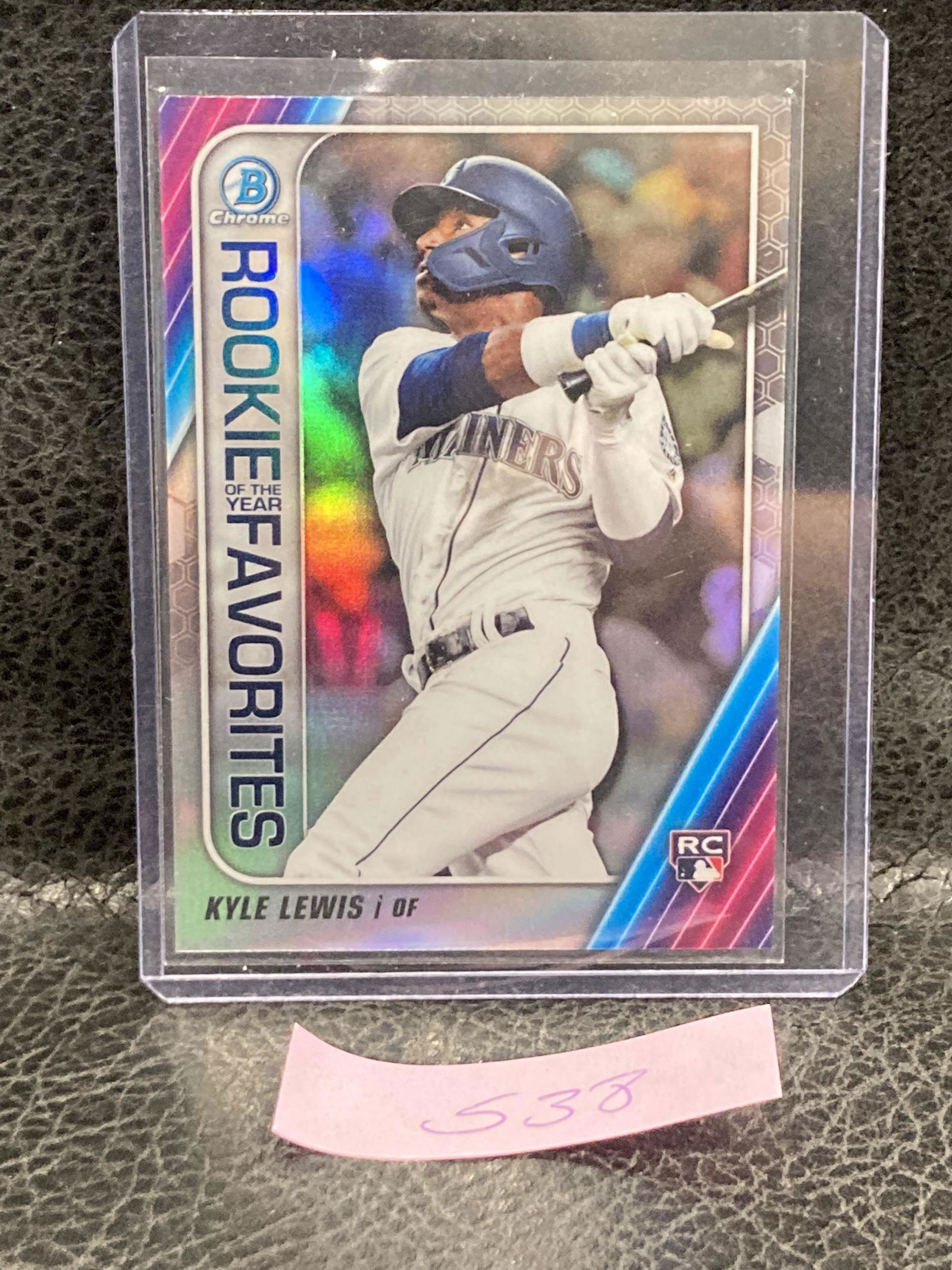 Kyle Lewis 2020 Bowman Chrome Baseball Rookie Of The Year Favorites-Card#Royf-Kl (1 of 2)