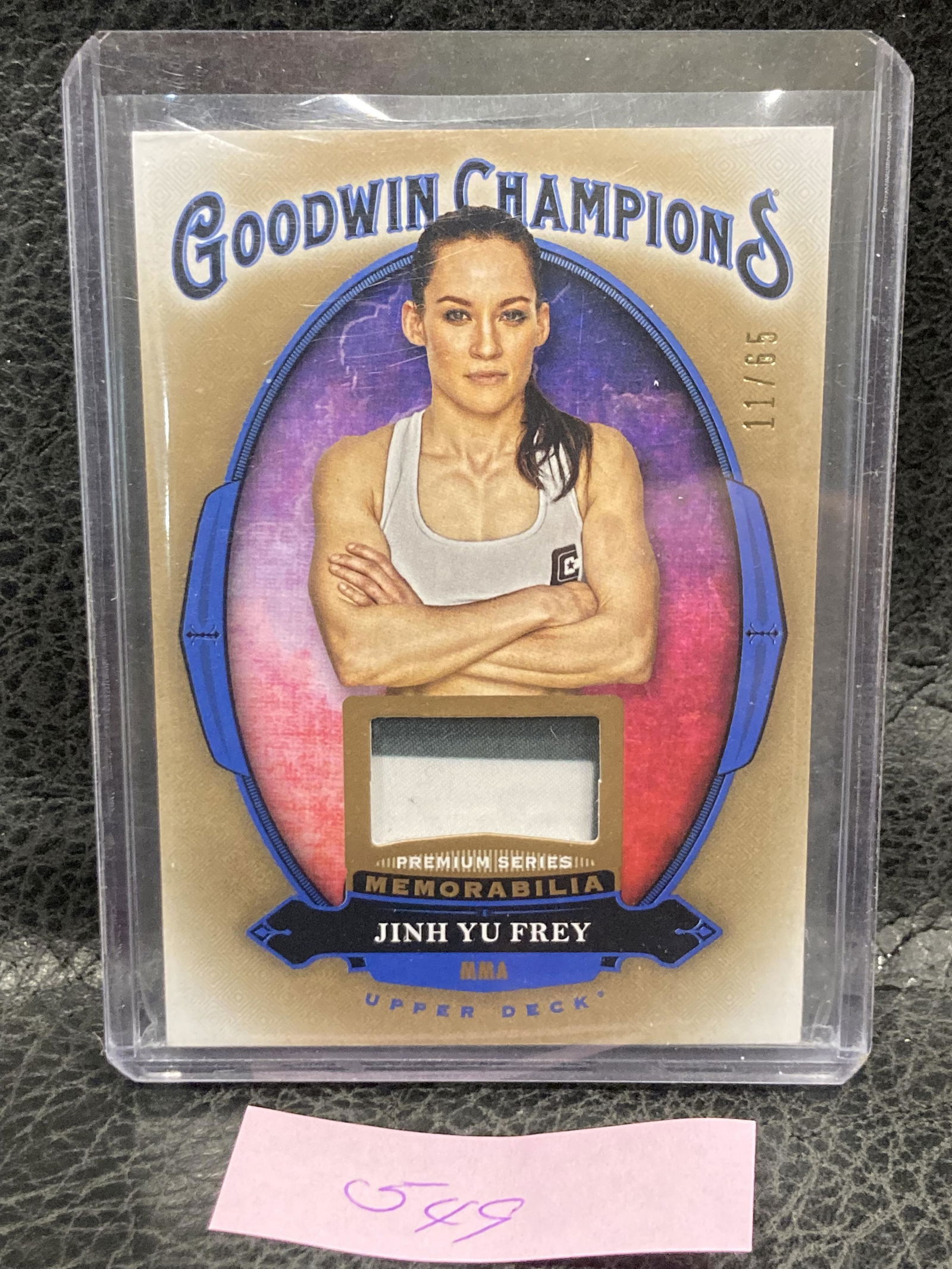 Jinh Yu Frey 2020 Upper Deck Goodwin Champions Memorabilia Premium /65 #M-JF (1 of 2)