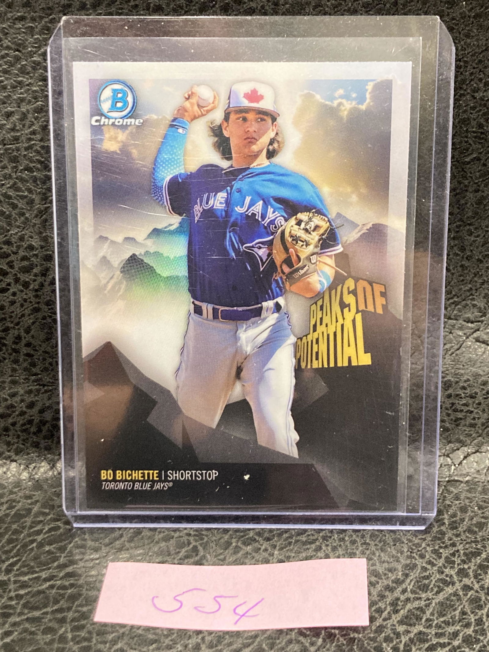 Bo Bichette 2018 Bowman Chrome Peaks Of Potential Refractor #PP-BB (1 of 2)
