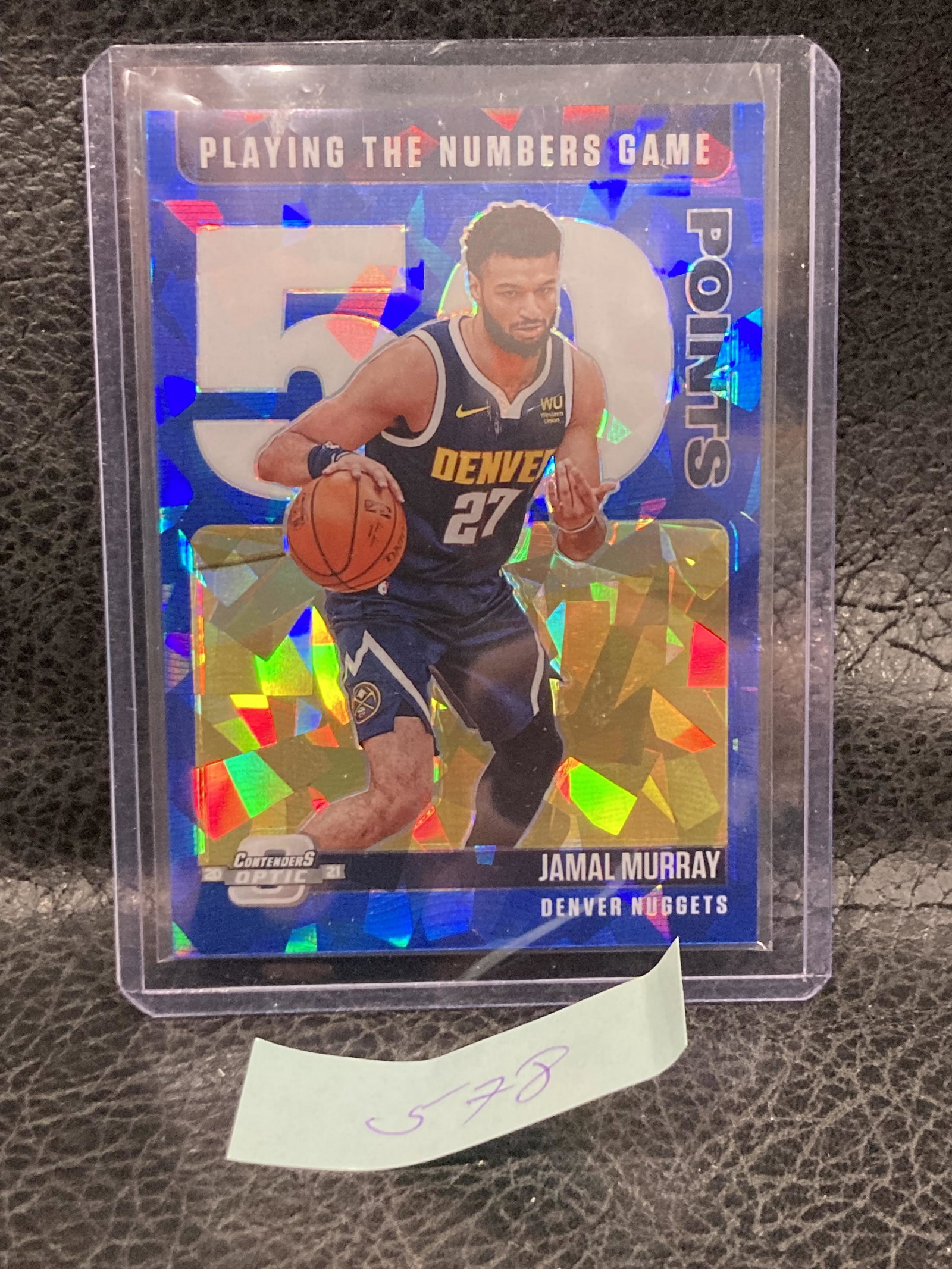 Jamal Murray Contenders Optic Playing The Numbers Game Blue Ice: Jamal Murray Contenders Optic Playing The Numbers Game Blue Ice