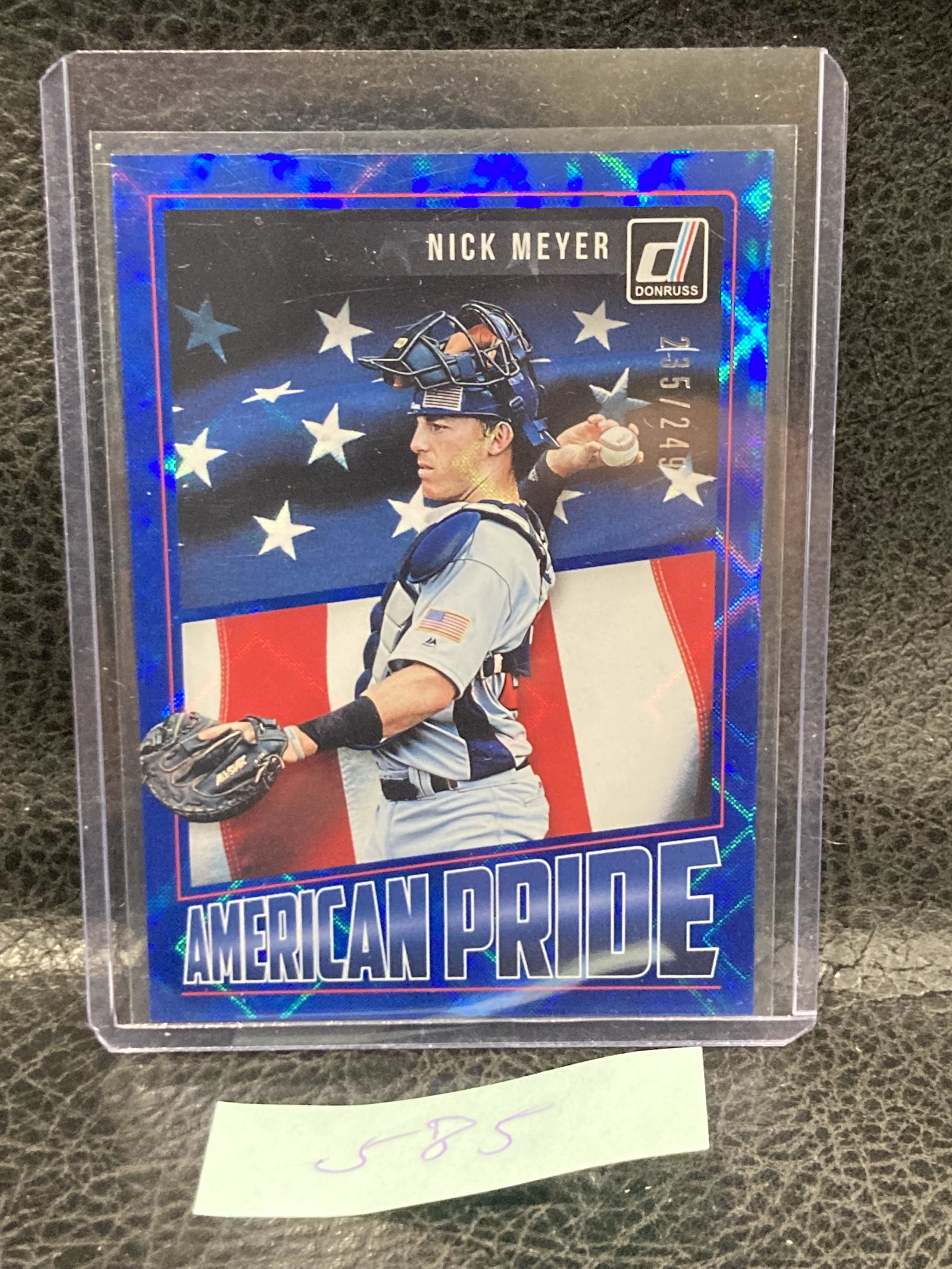 Nick Meyer 2018 Panini Donruss American Pride Blue /249 #AP5: Nick Meyer 2018 Panini Donruss American Pride Blue /249 #AP5