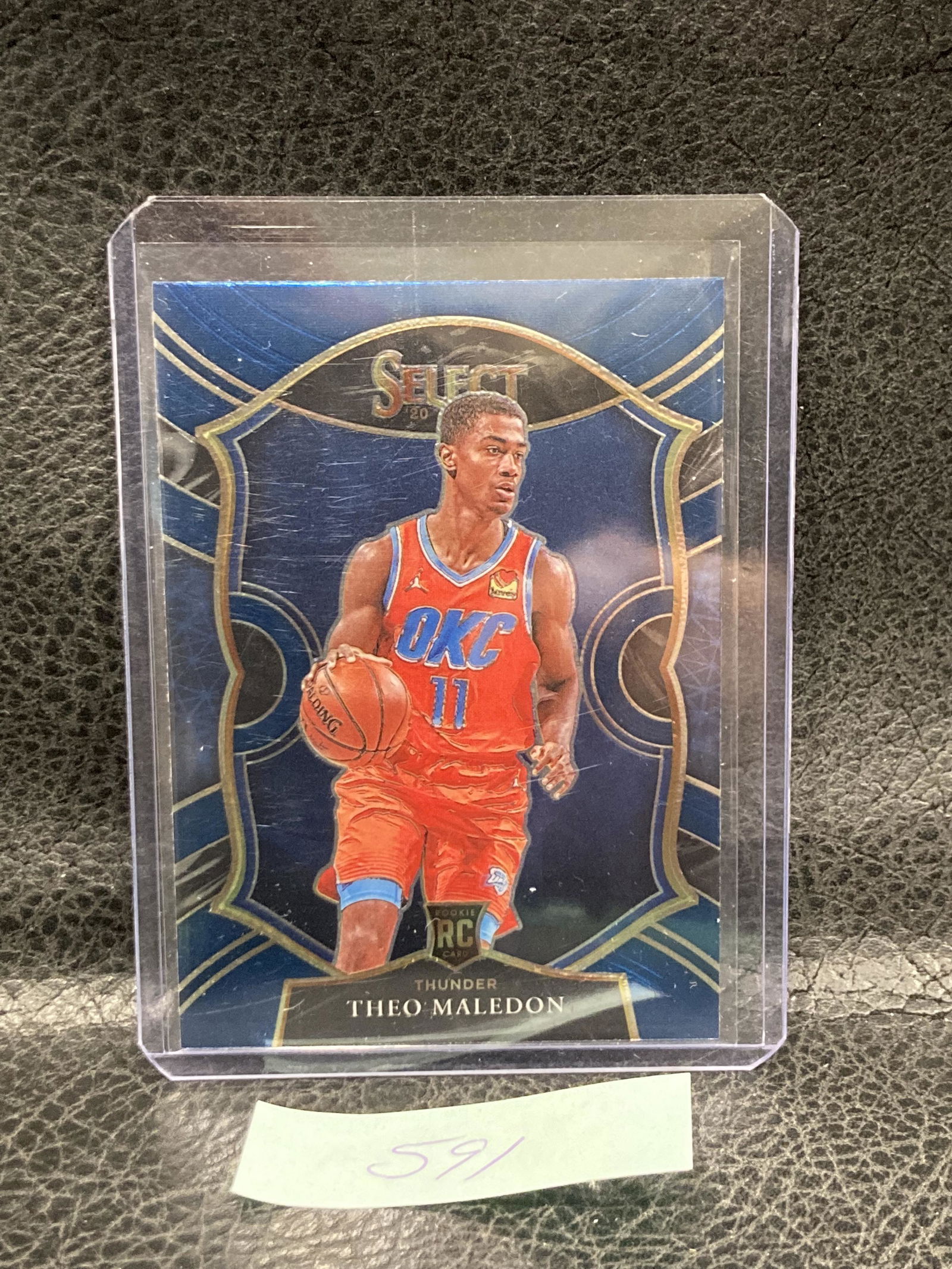 Theo Maledon 2020-21 Select Retail Blue Concourse Rookie Thunder (1 of 2)
