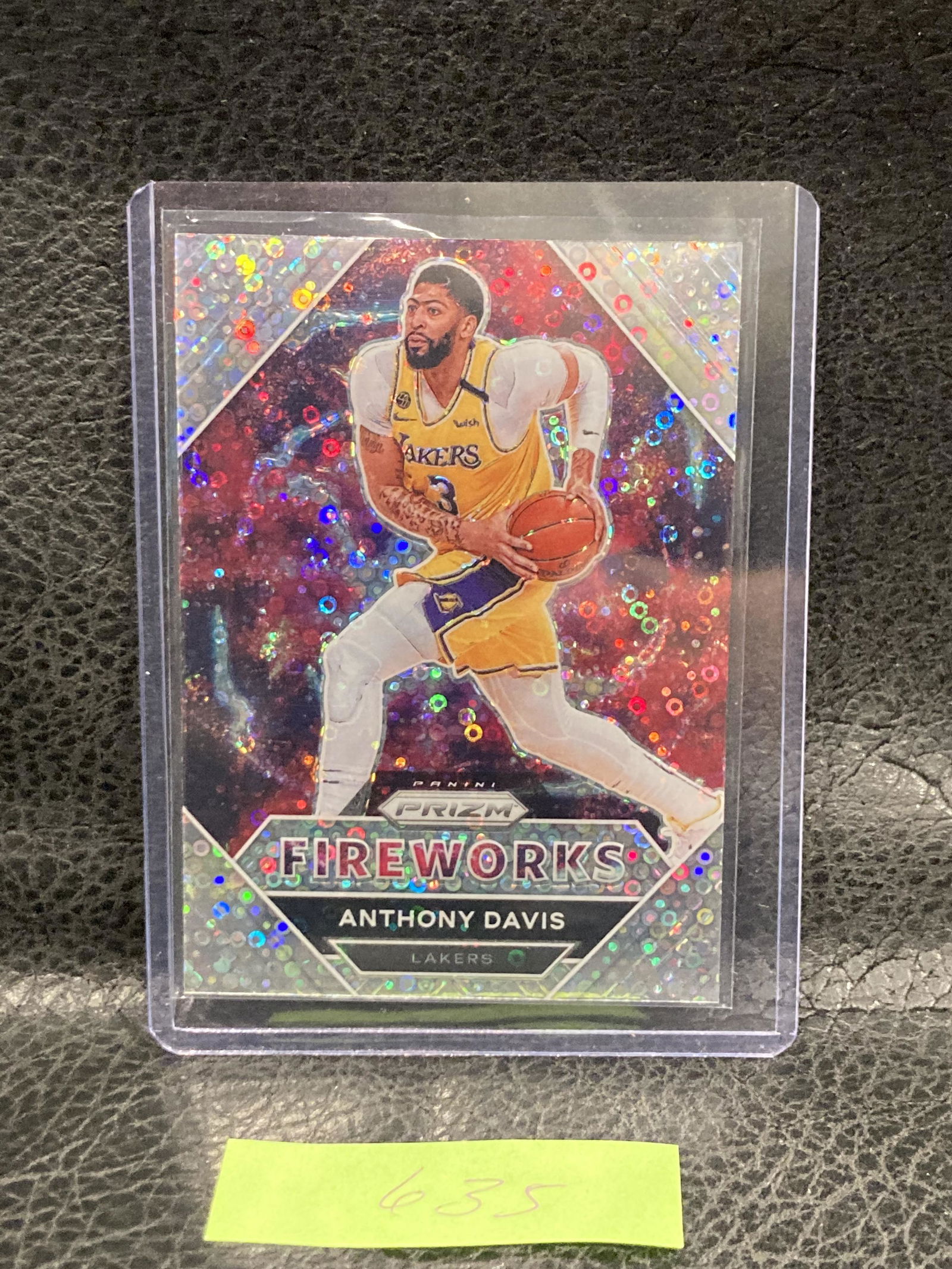 Anthony Davis 2020-21 Prizm Fireworks Disco Los Angeles Lakers (1 of 2)