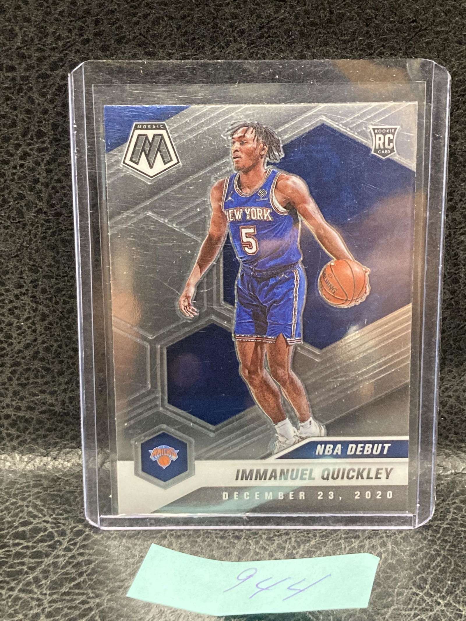 Immanuel Quickley 2020-21 Mosaic Nba Debut Rc Silver Prizm Knicks (1 of 2)