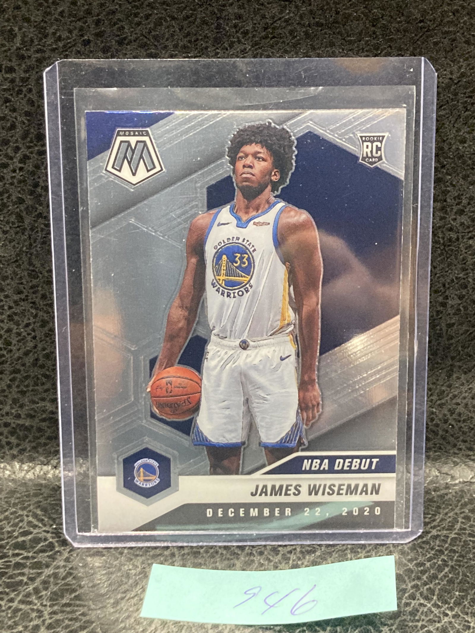 James Wiseman 2020-21 Panini Mosaic Nba Debut Rookie Card Rc #266 Warriors (1 of 2)