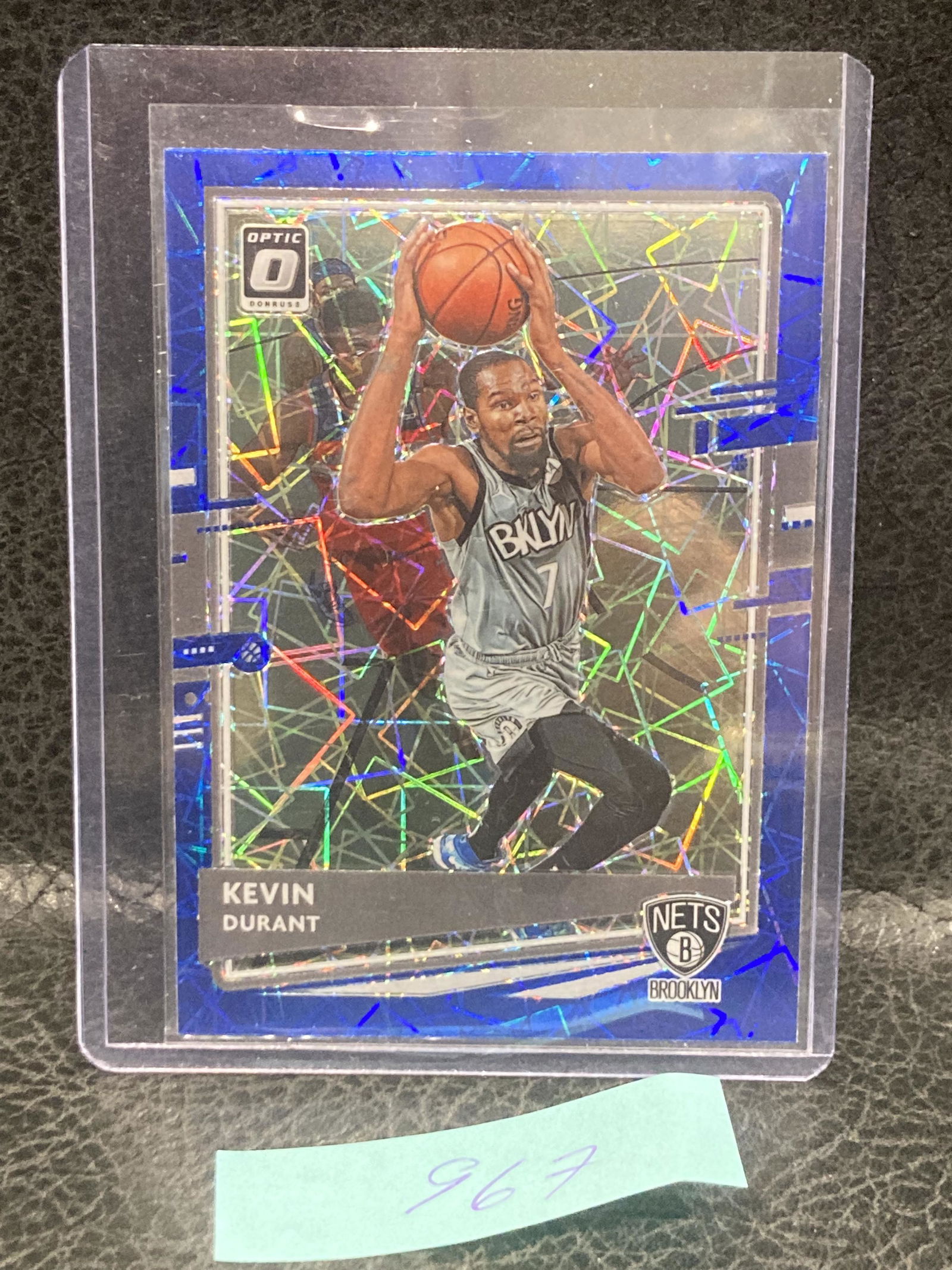 Kevin Durant 2020 Panini Optic Blue Velocity Prizm Refractor Nets Sp (1 of 2)