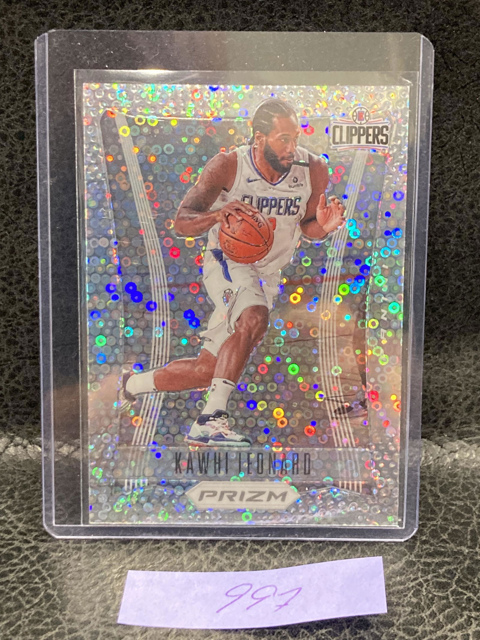 Kawhi Leonard 2020-21 Panini Prizm Fast Break Flashback Disco #2 Clippers (1 of 2)