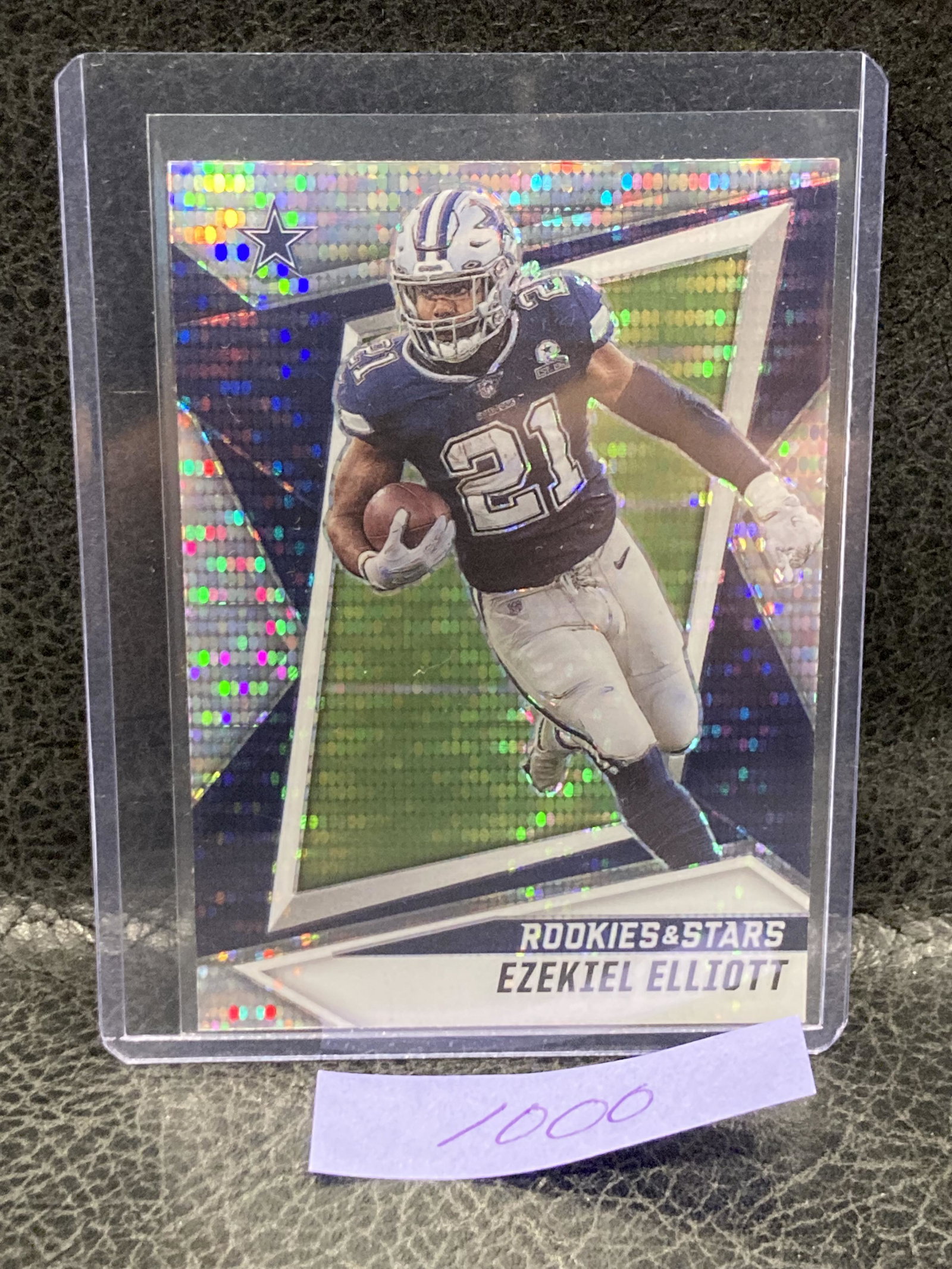 Ezekiel Elliott 2021 Rookies and Stars Pulsar Prizm Parallel #78 Cowboys: Ezekiel Elliott 2021 Rookies and Stars Pulsar Prizm Parallel #78 Cowboys