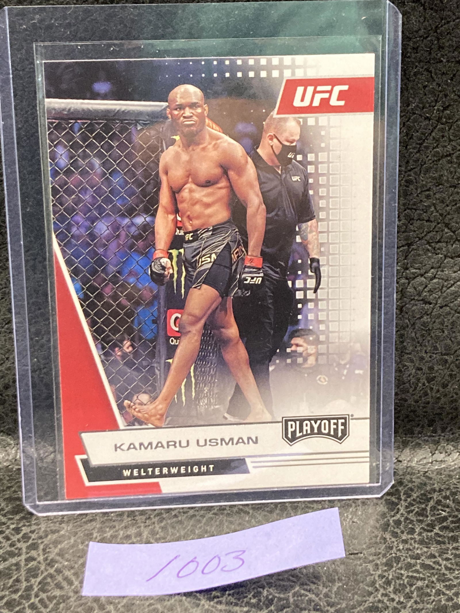 Kamaru Usman 2021 Panini Chronicles Playoff UFC #70 MMA (1 of 2)
