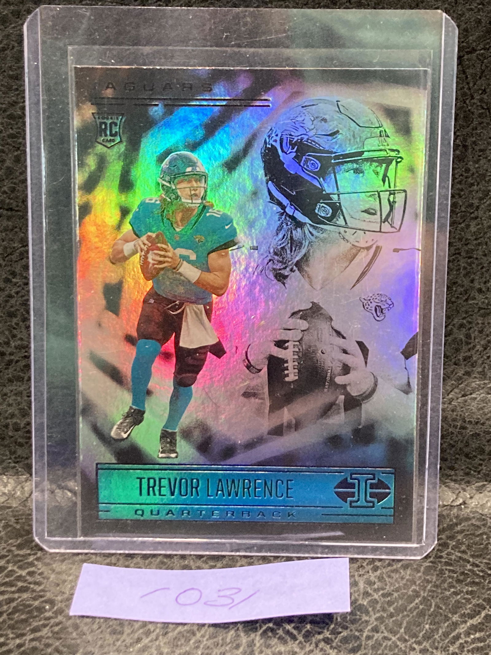 Trevor Lawrence 2021 Illusions Football #59 RC Rookie Card Jaguars (1 of 2)