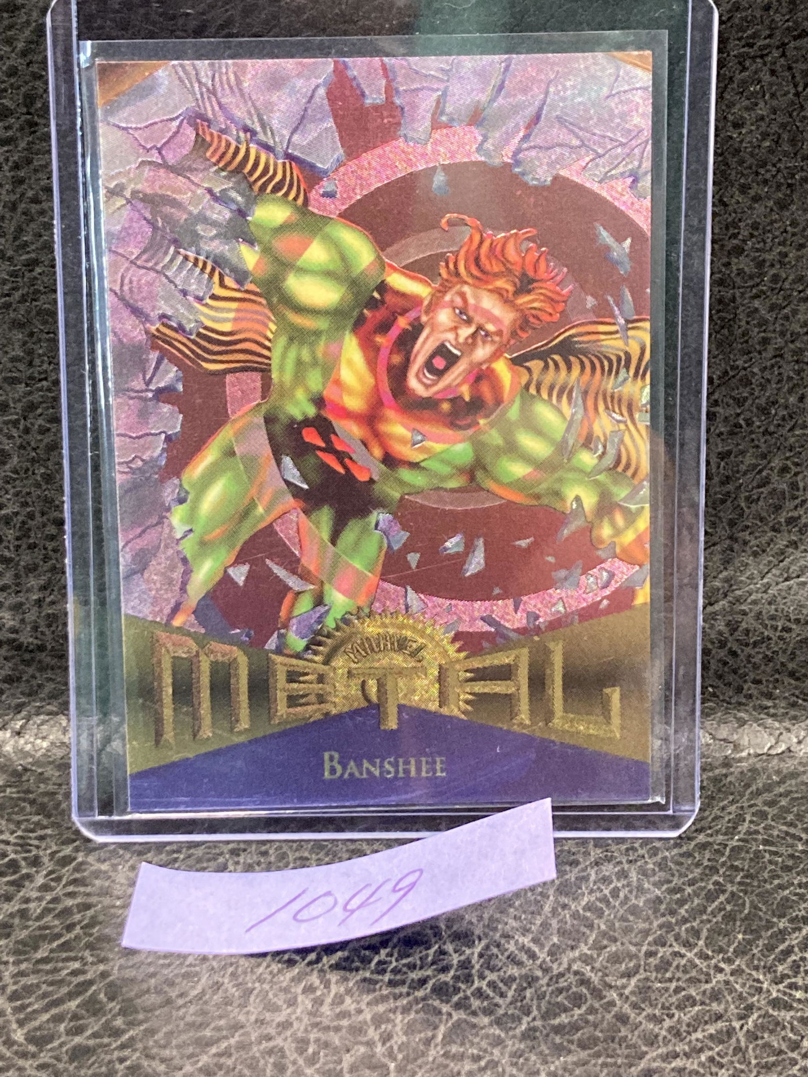 Banshee 1995 Fleer Marvel Metal Card #84 (1 of 2)
